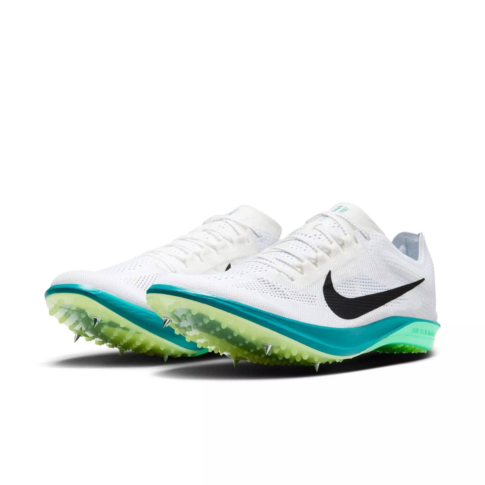 Nike Dragonfly 2 Distance "White/Black/Bright Spruce/Electric Algae" Unisex Track Spike - WHITE/GREEN