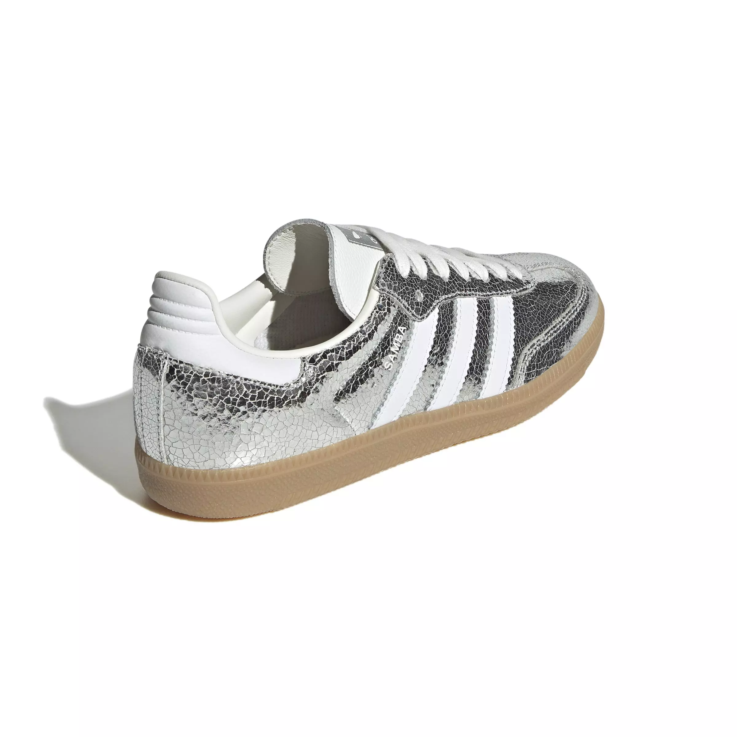 adidas Originals Samba OG "Silver Metallic/Core White/Ftwr White" Women's Shoe - SILVER/WHITE/BLACK
