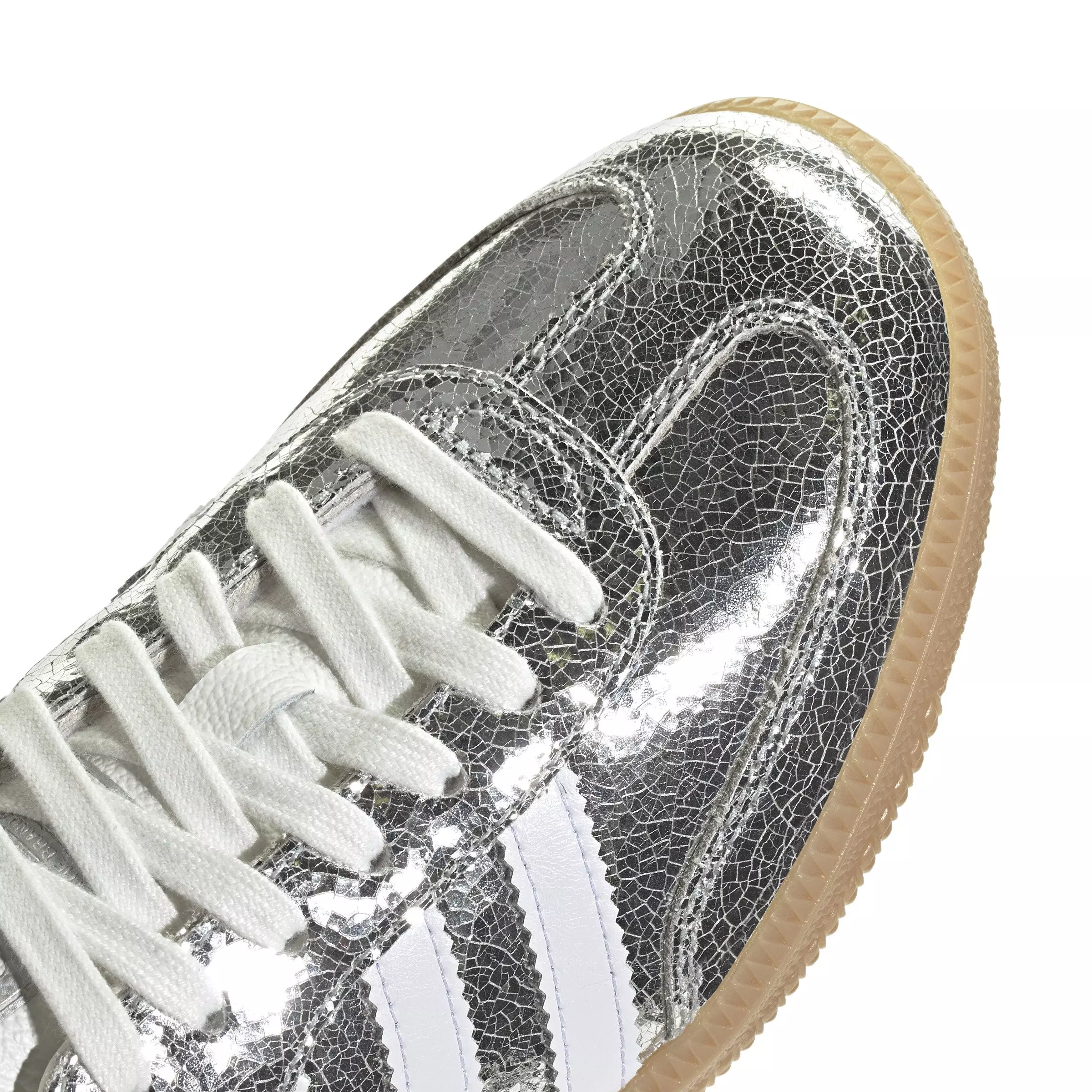adidas Originals Samba OG "Silver Metallic/Core White/Ftwr White" Women's Shoe - SILVER/WHITE/BLACK