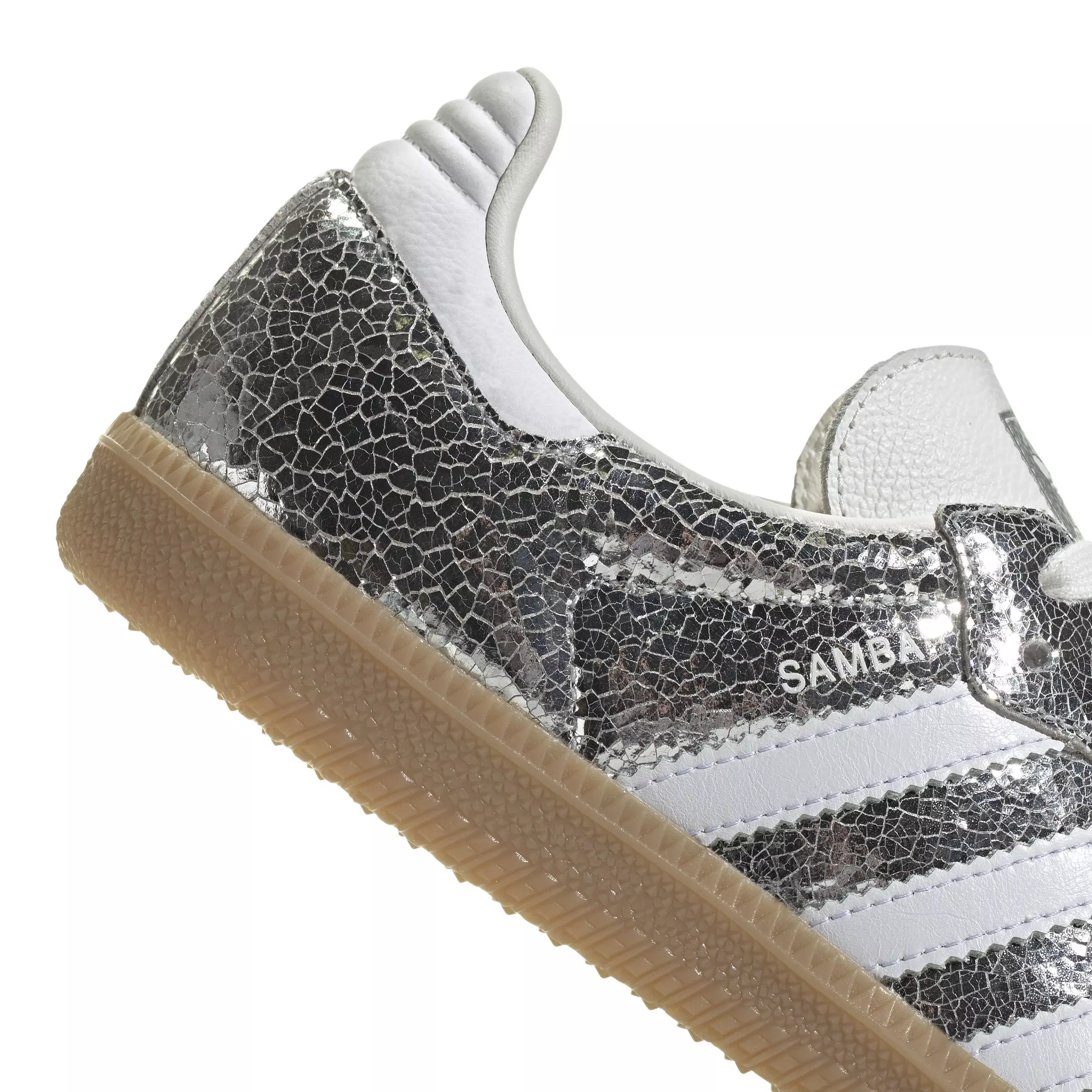 adidas Originals Samba OG "Silver Metallic/Core White/Ftwr White" Women's Shoe - SILVER/WHITE/BLACK