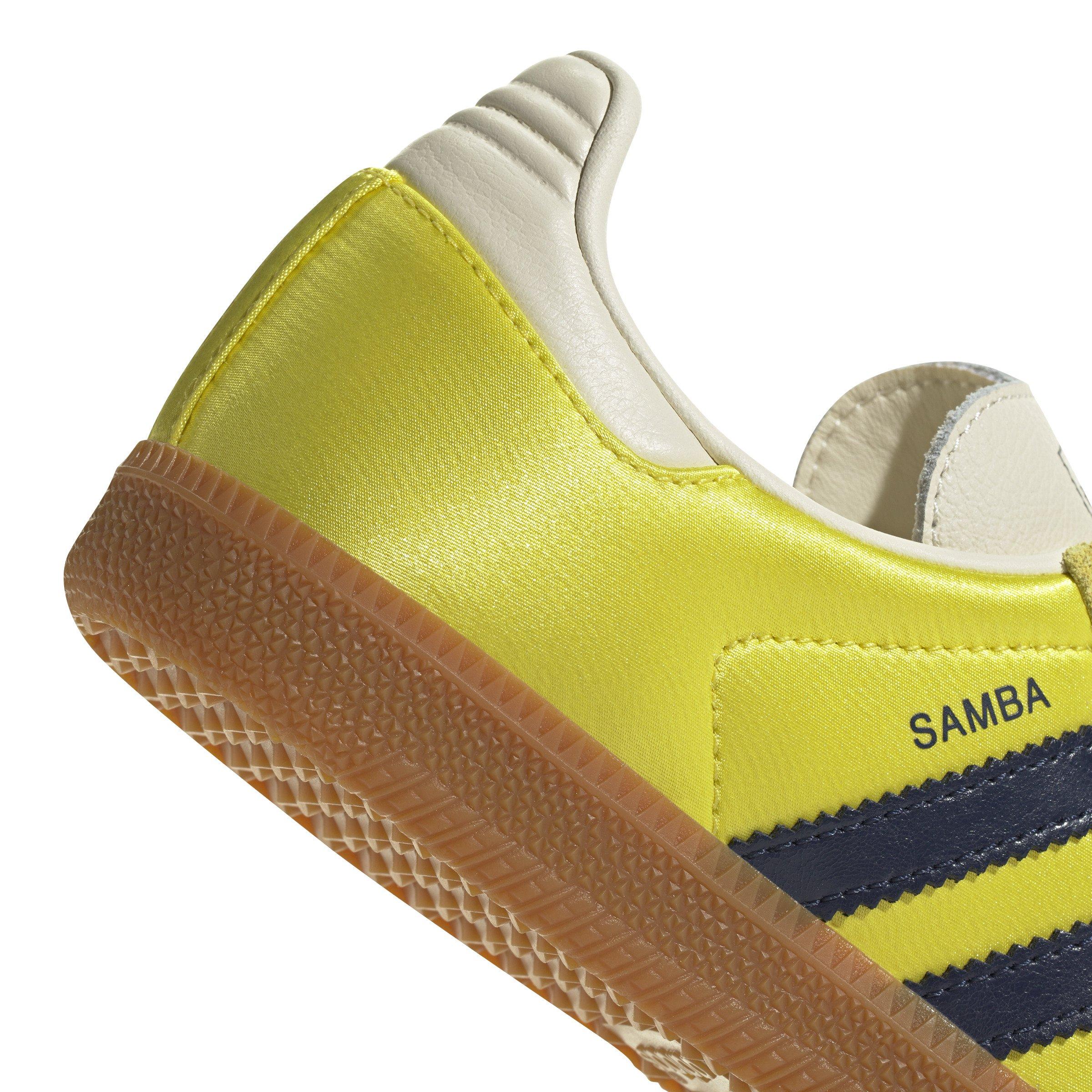 adidas Originals Samba OG Women's "Shock Yellow/Night Indigo/Cream White" Shoe