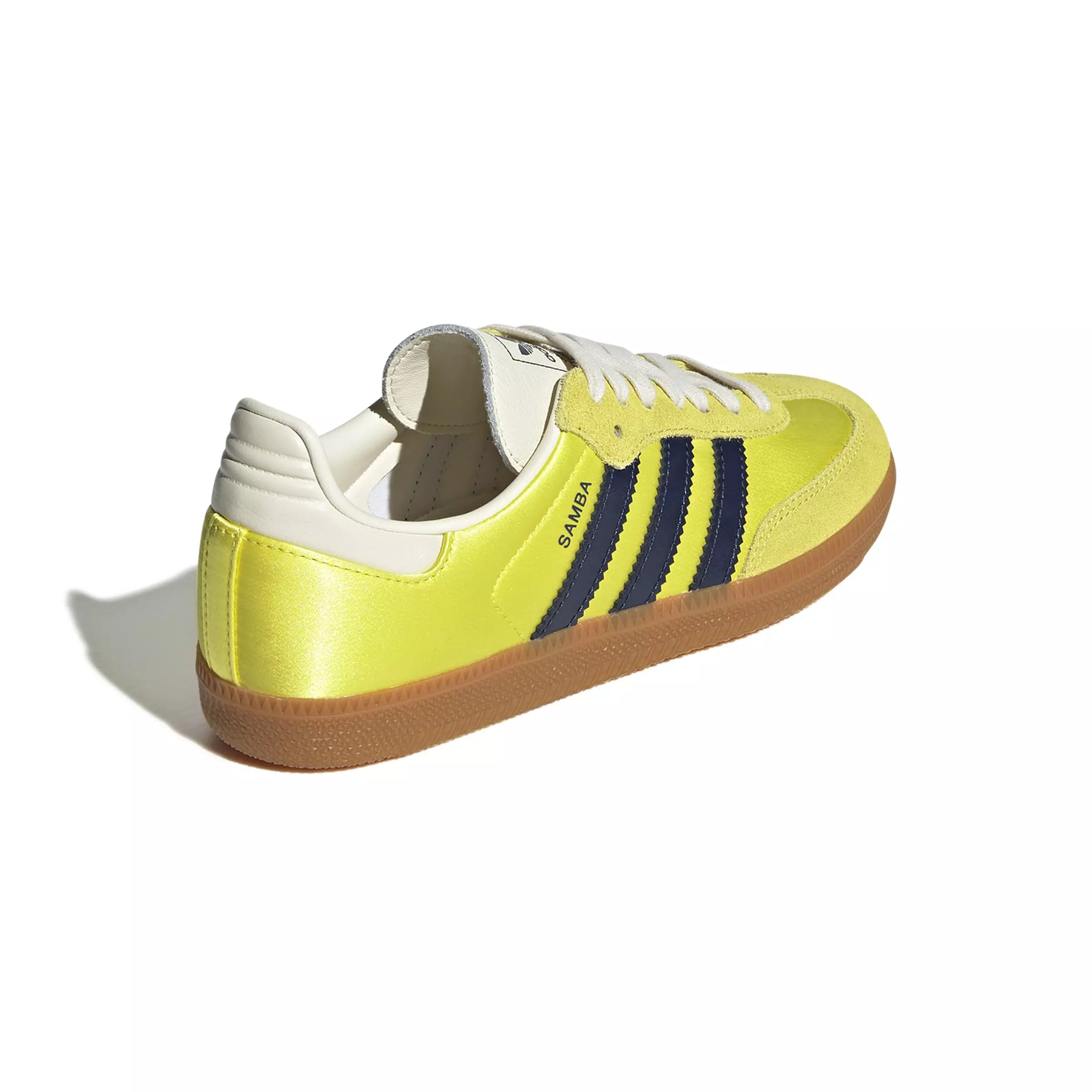 adidas Originals Samba OG "Shock Yellow/Night Indigo/Cream White" Women's Shoe - YELLOW/BLUE