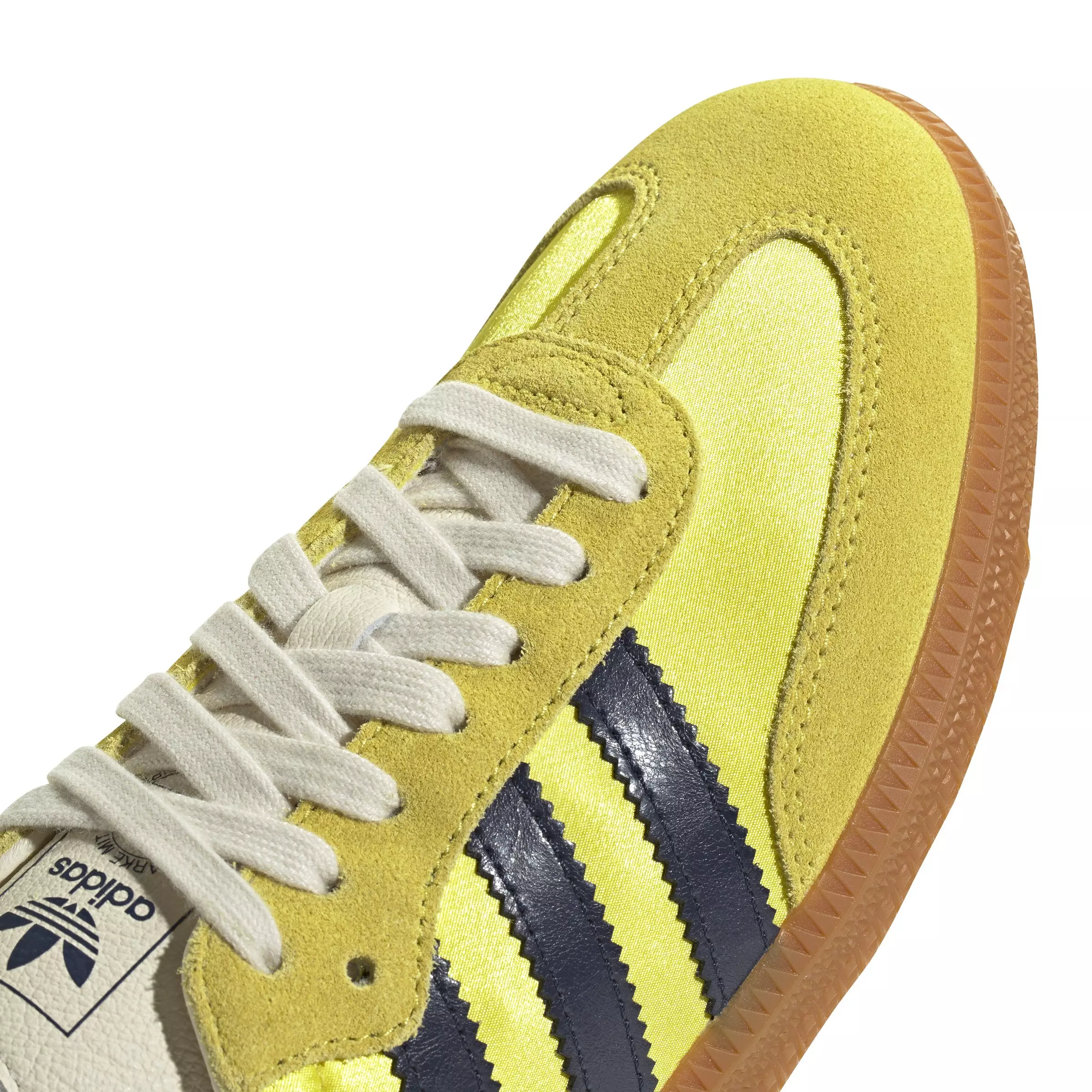 adidas Originals Samba OG "Shock Yellow/Night Indigo/Cream White" Women's Shoe - YELLOW/BLUE