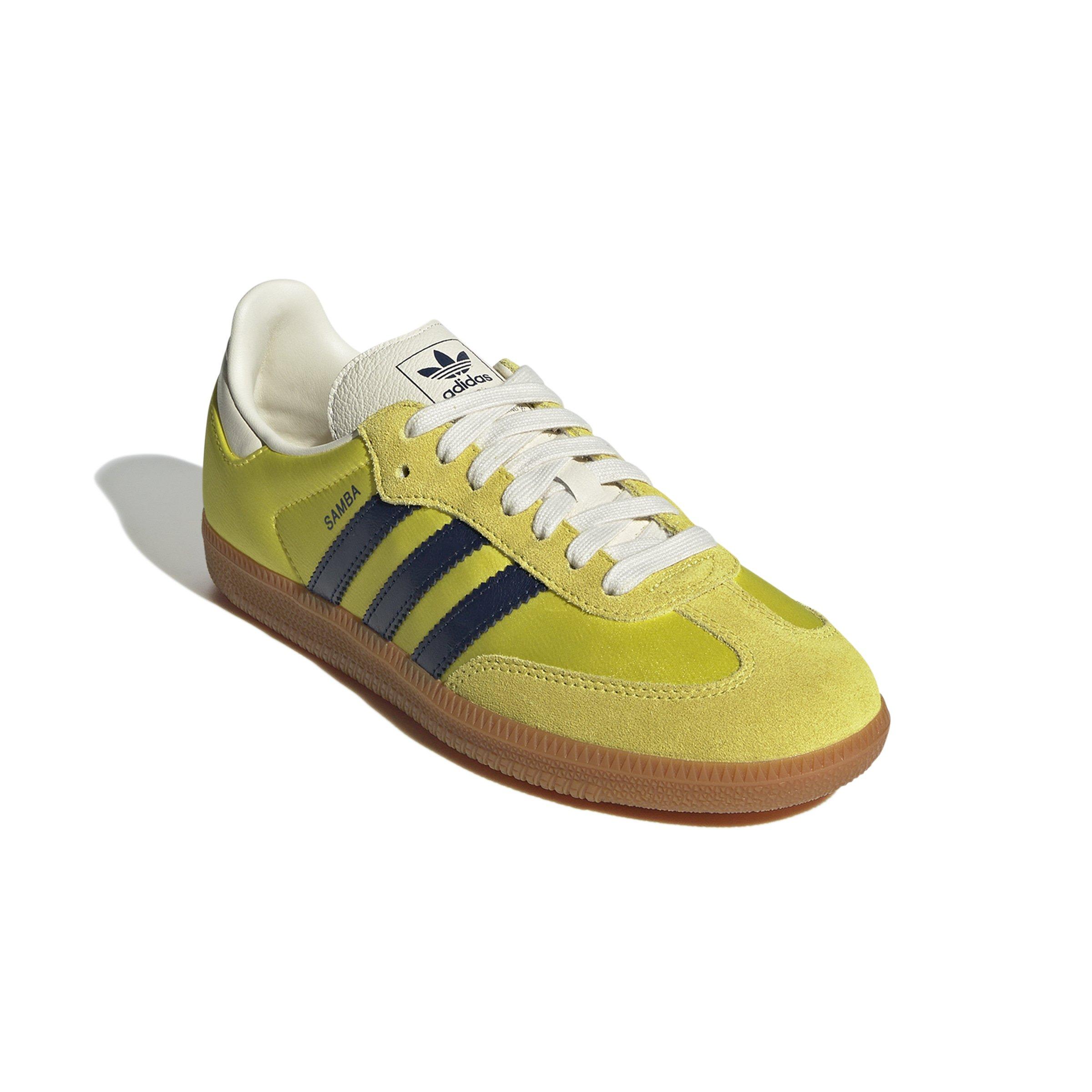 adidas Originals Samba OG Women's "Shock Yellow/Night Indigo/Cream White" Shoe