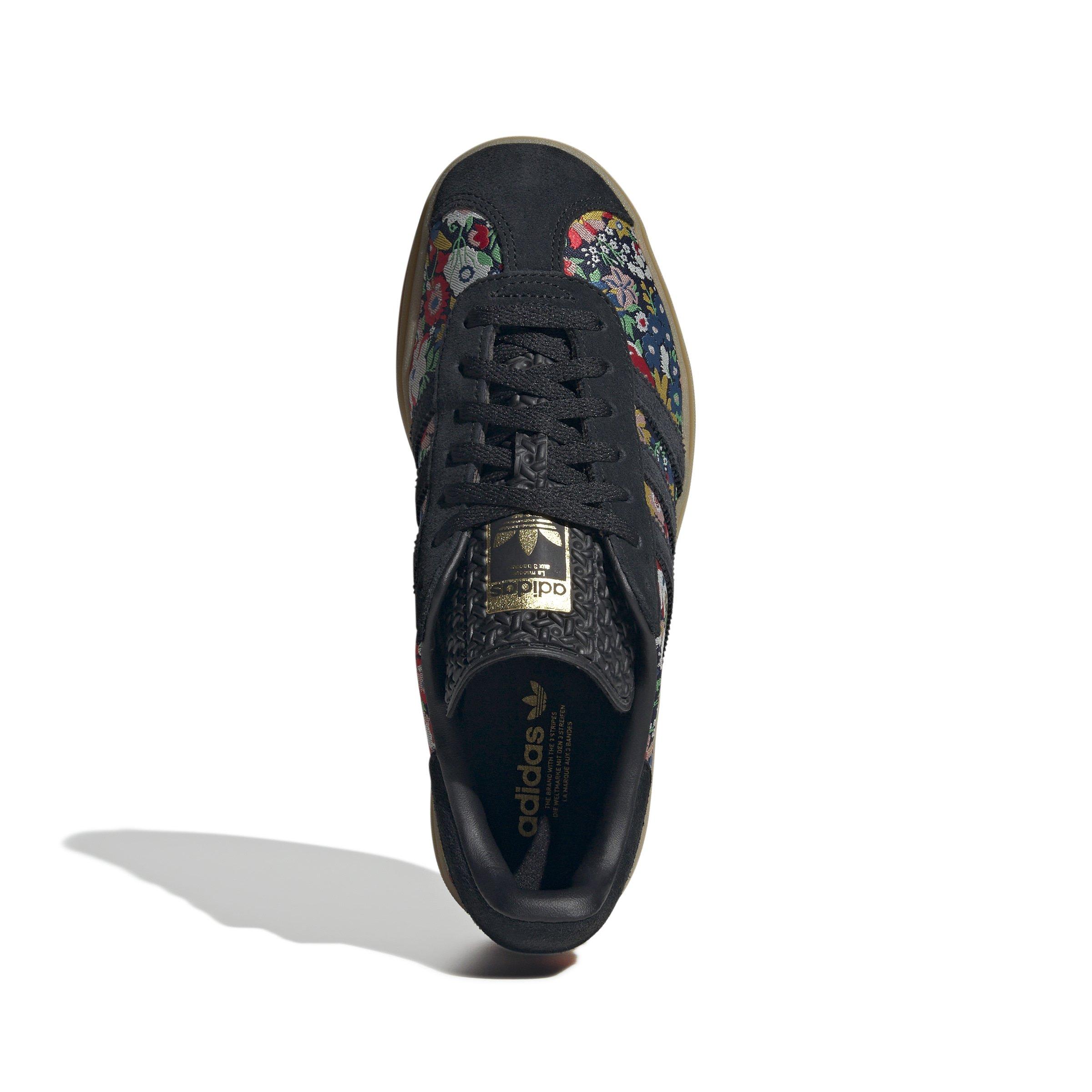 adidas Originals Gazelle Bold "Liberty London" Women's Shoe - BLACK/MULTI Thumbnail View 8