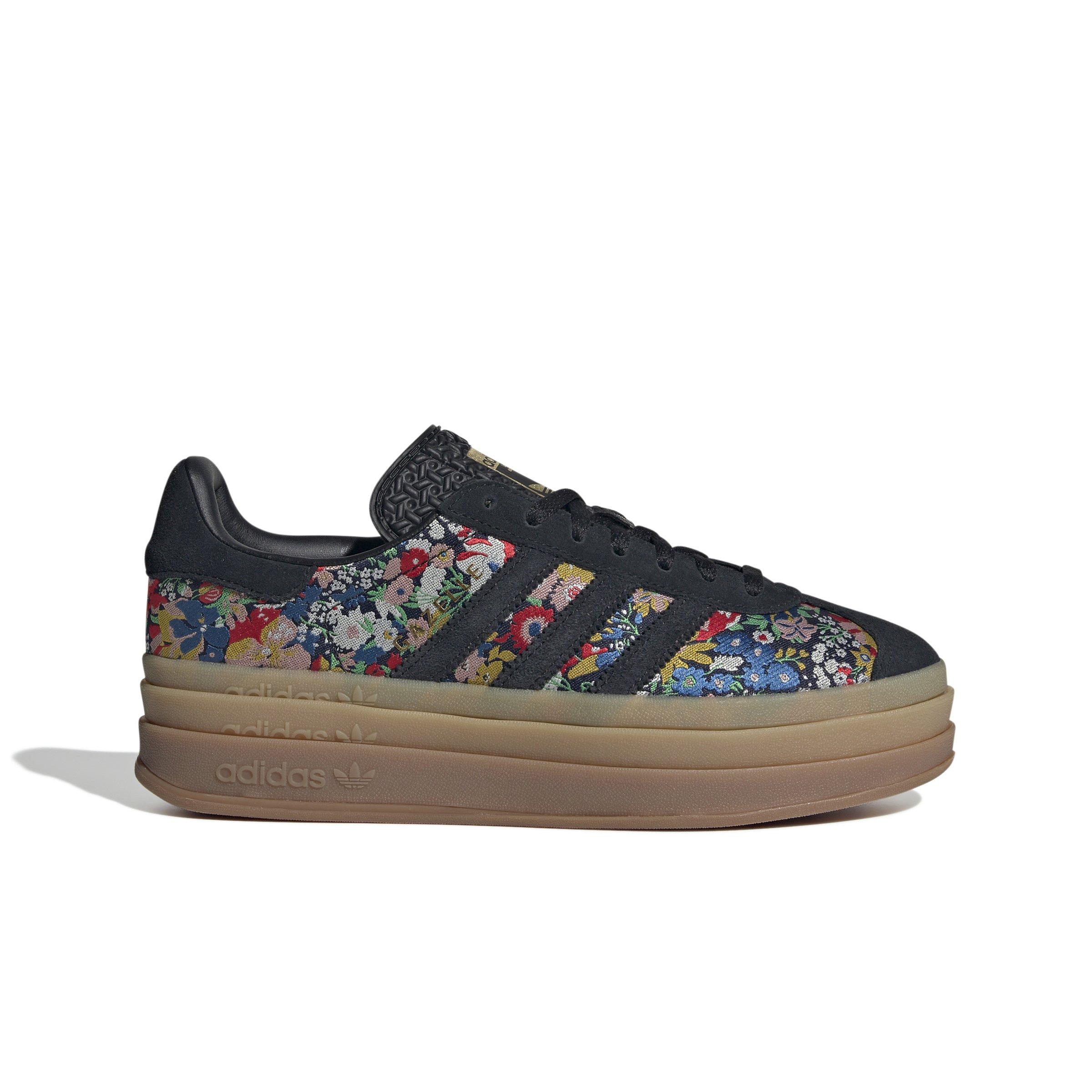 adidas Originals Gazelle Bold "Liberty London" Women's Shoe - BLACK/MULTI Thumbnail View 1