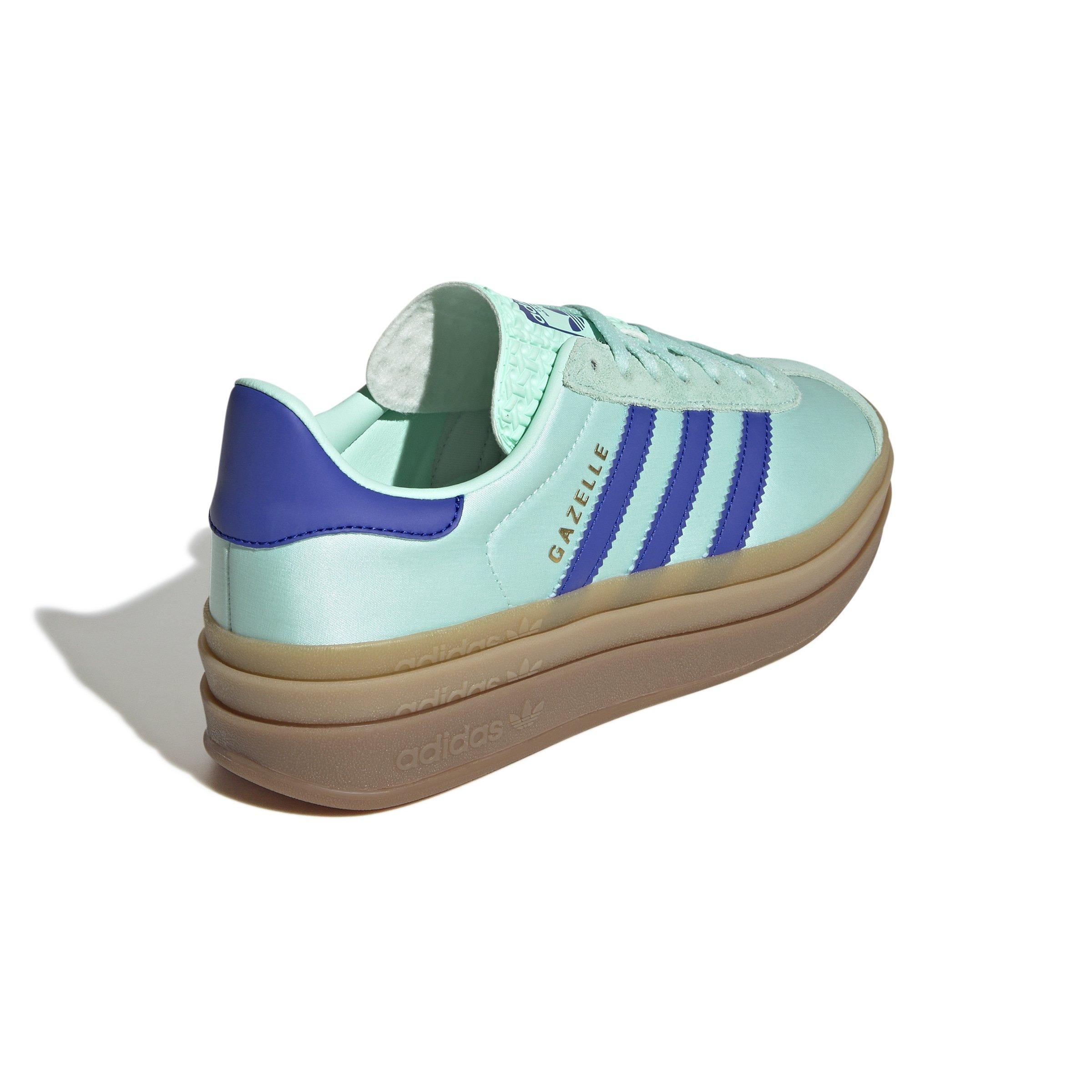 adidas Originals Gazelle Bold "Clear Mint/Lucid Blue/Gold Metallic" Women's Shoe - MINT Thumbnail View 5