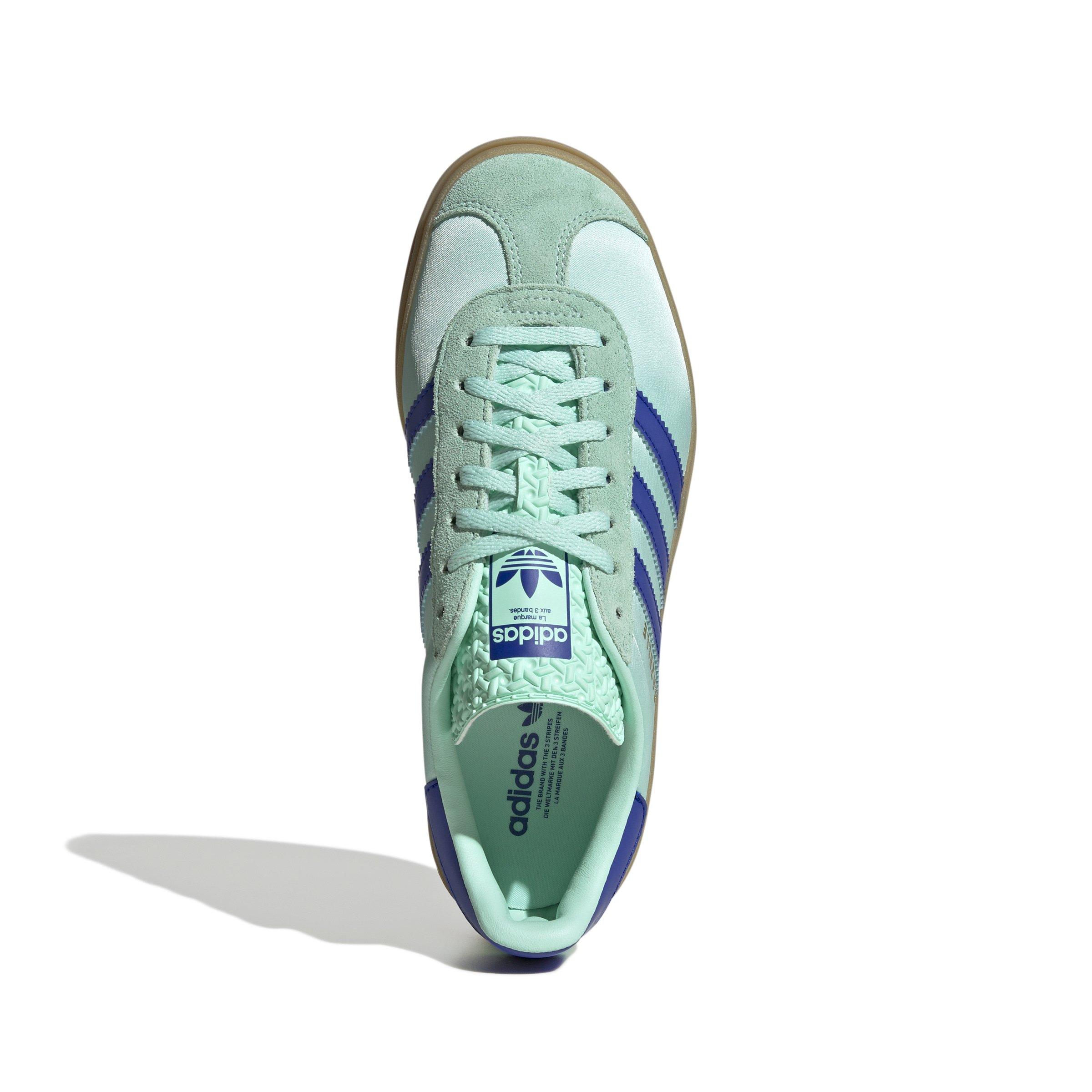 adidas Originals Gazelle Bold "Clear Mint/Lucid Blue/Gold Metallic" Women's Shoe - MINT Thumbnail View 8