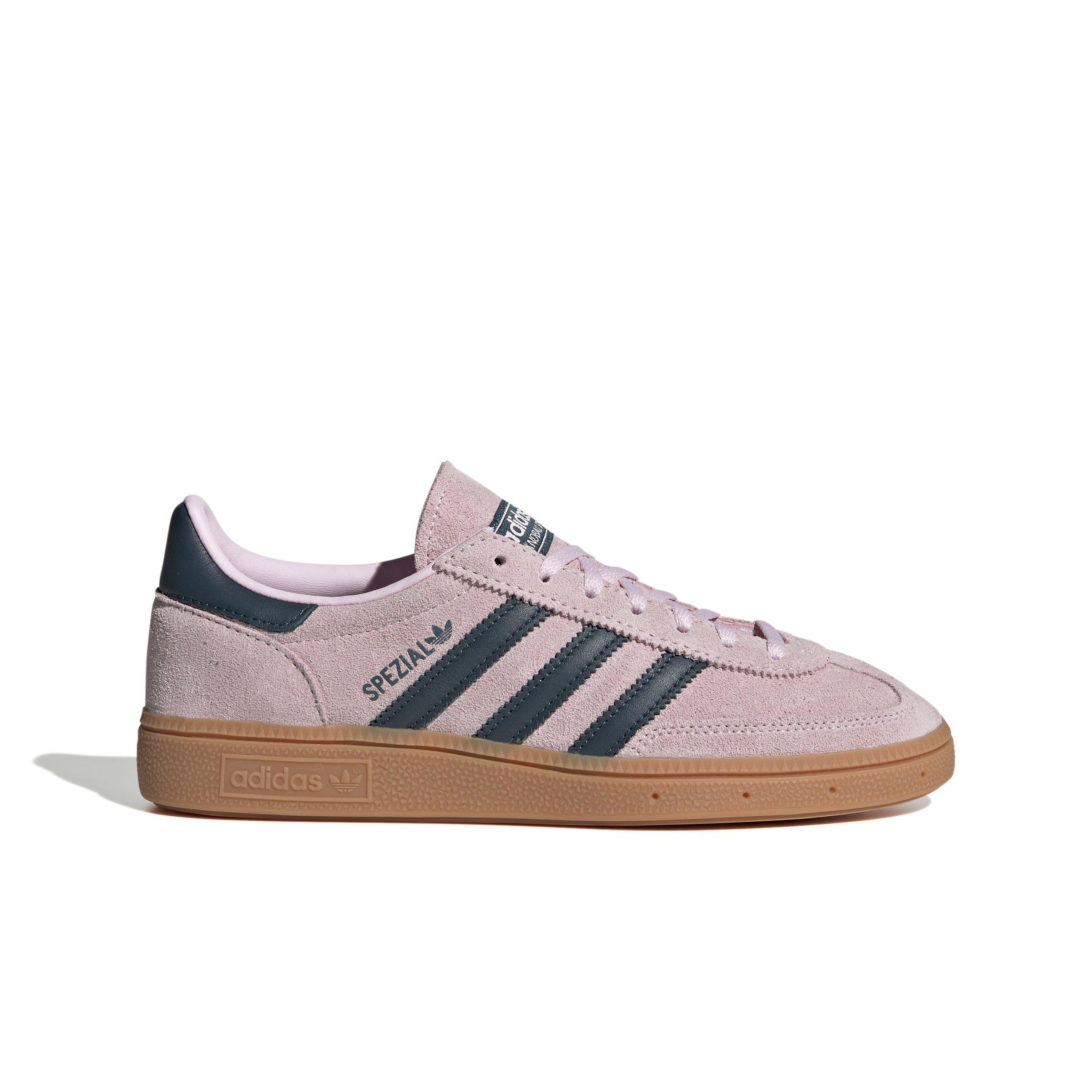 adidas Originals Handball Spezial Pink Green Women s Shoe Hibbett