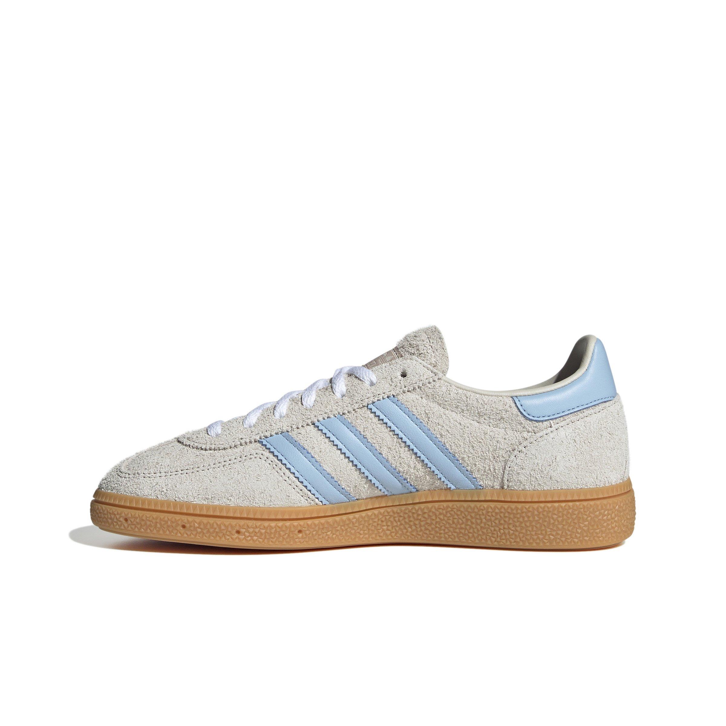 adidas Originals Handball Spezial "Alumina/Clear Sky/Gum" Women's Shoe - OFF-WHITE/BLUE Thumbnail View 2