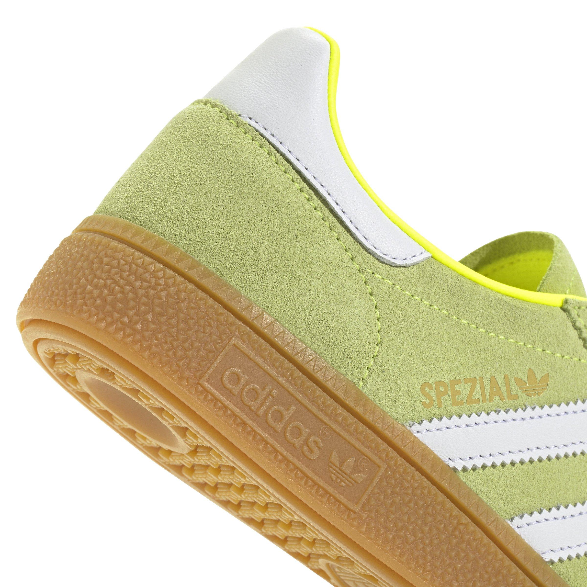 adidas Originals Handball Spezial "Solar Yellow/Ftwr White/Gold Metallic" Women's Shoe - YELLOW/WHITE