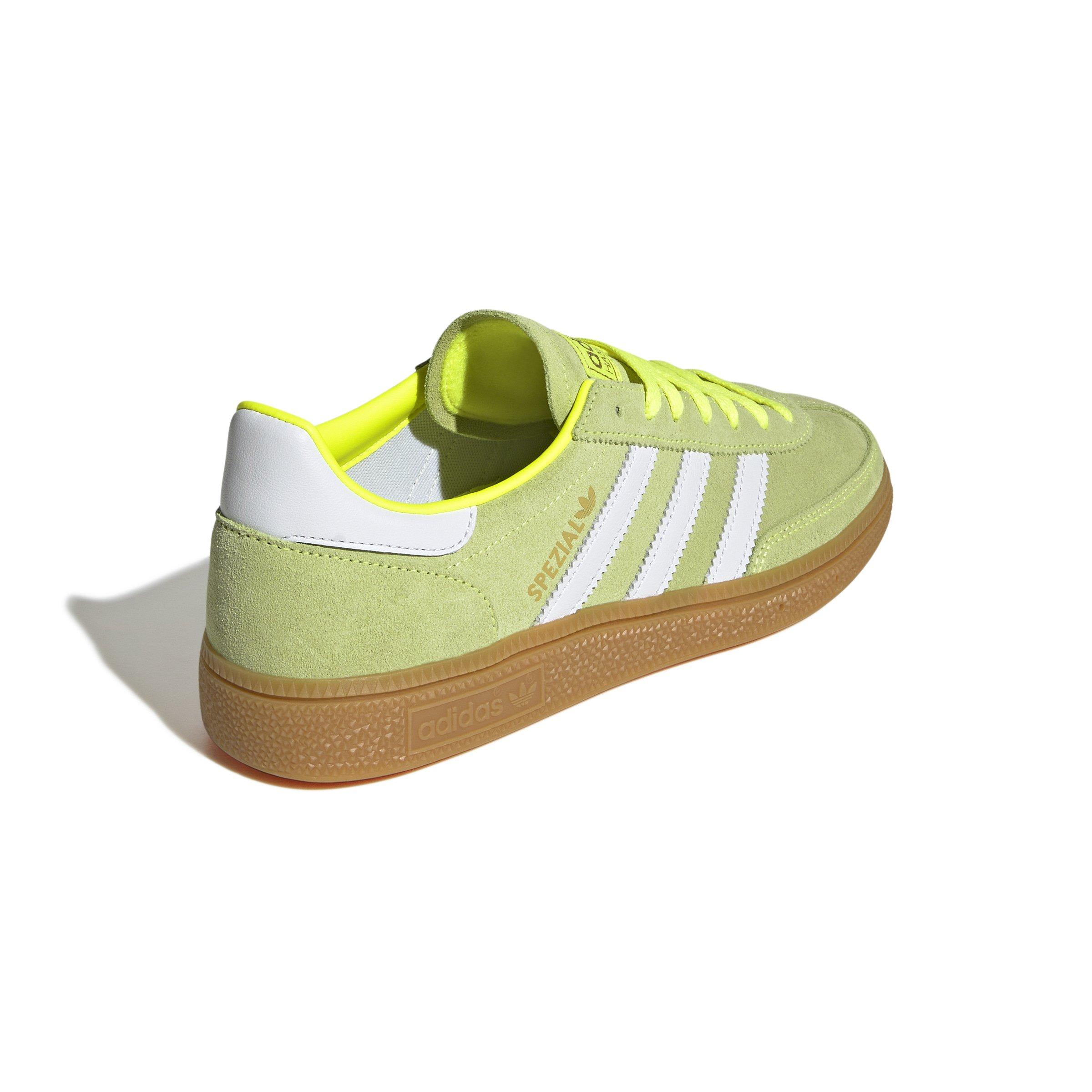 adidas Originals Handball Spezial "Solar Yellow/Ftwr White/Gold Metallic" Women's Shoe - YELLOW/WHITE