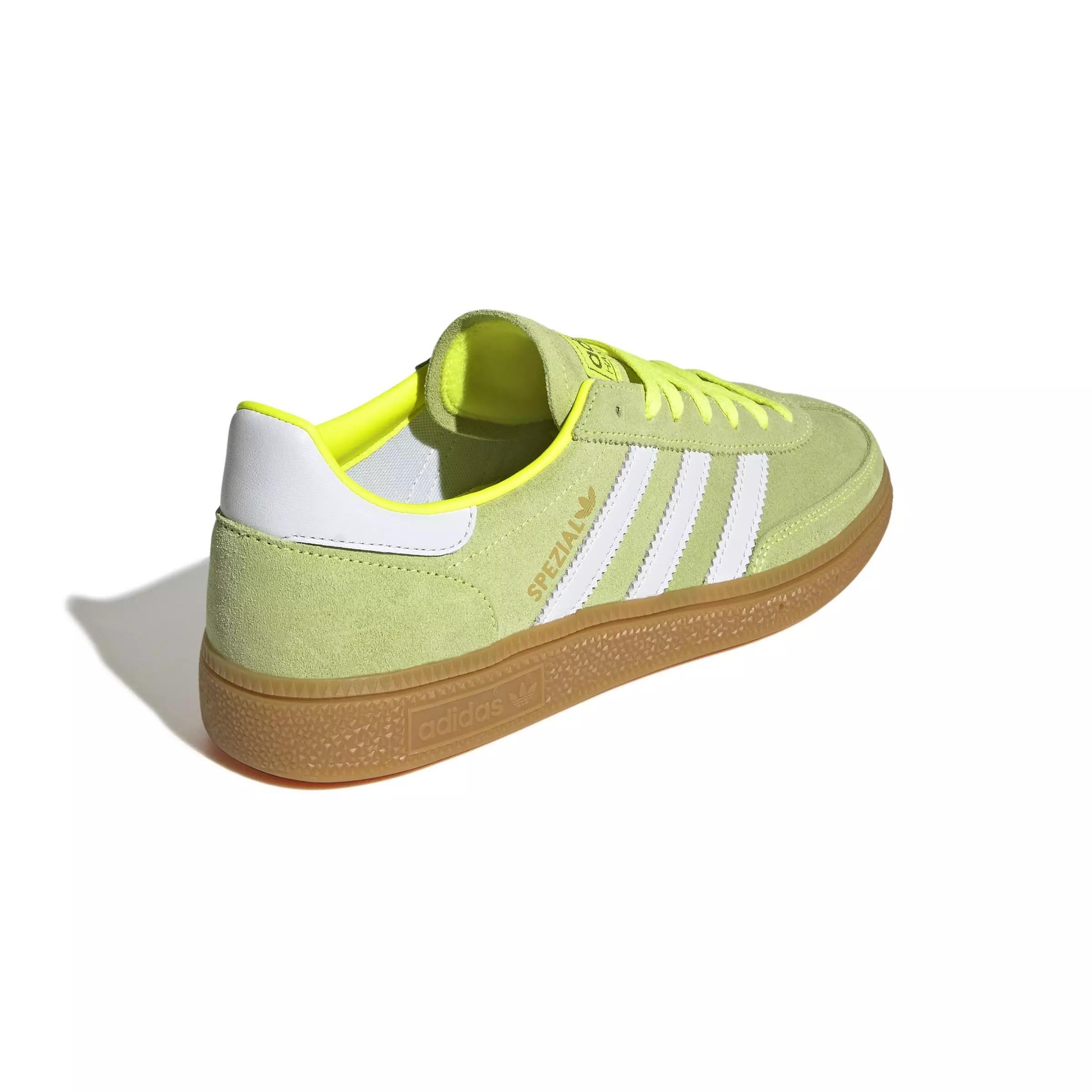 adidas Originals Handball Spezial "Solar Yellow/Ftwr White/Gold Metallic" Women's Shoe - YELLOW/WHITE