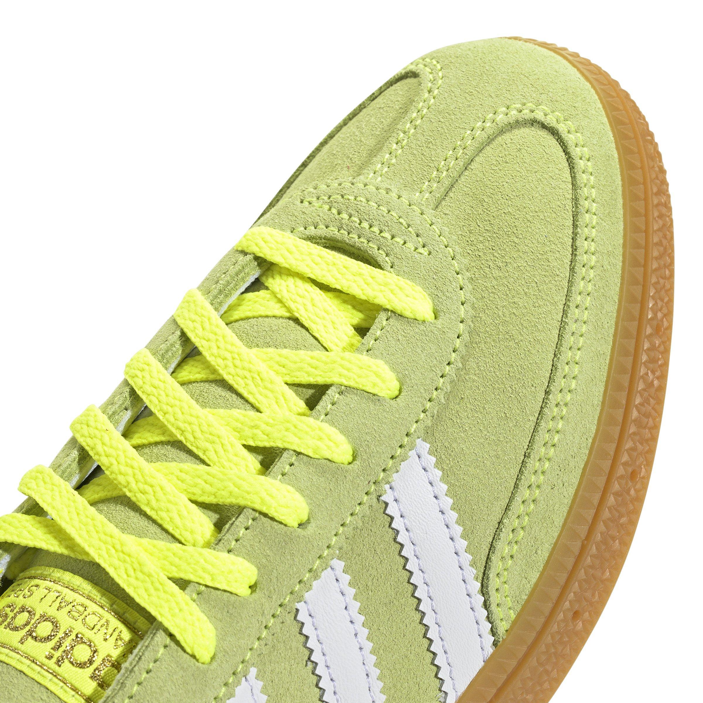 adidas Originals Handball Spezial "Solar Yellow/Ftwr White/Gold Metallic" Women's Shoe - YELLOW/WHITE