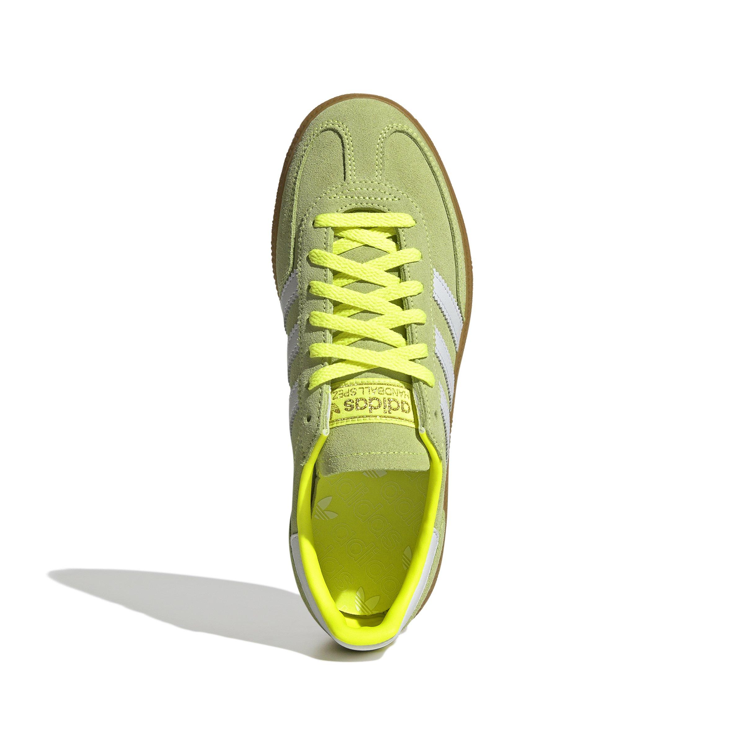 adidas Originals Handball Spezial "Solar Yellow/Ftwr White/Gold Metallic" Women's Shoe - YELLOW/WHITE