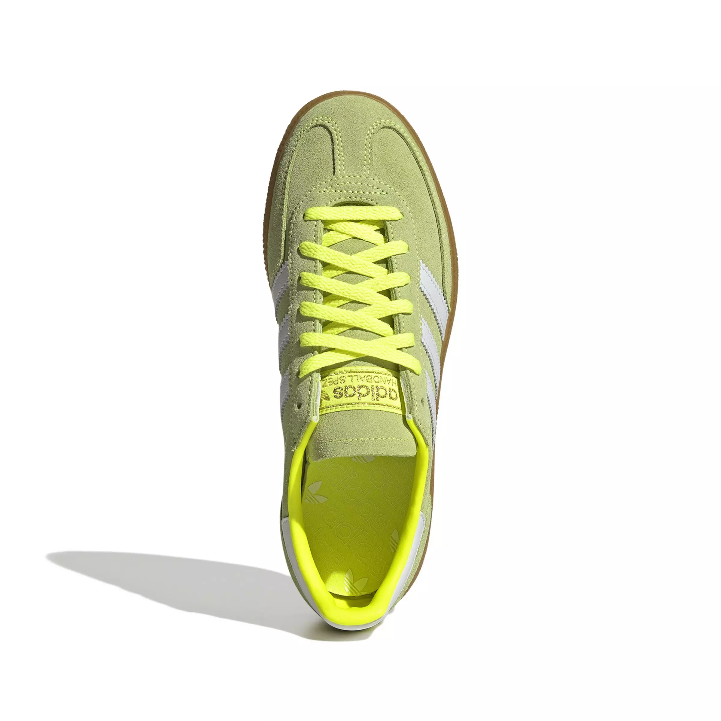 adidas Originals Handball Spezial "Solar Yellow/Ftwr White/Gold Metallic" Women's Shoe - YELLOW/WHITE