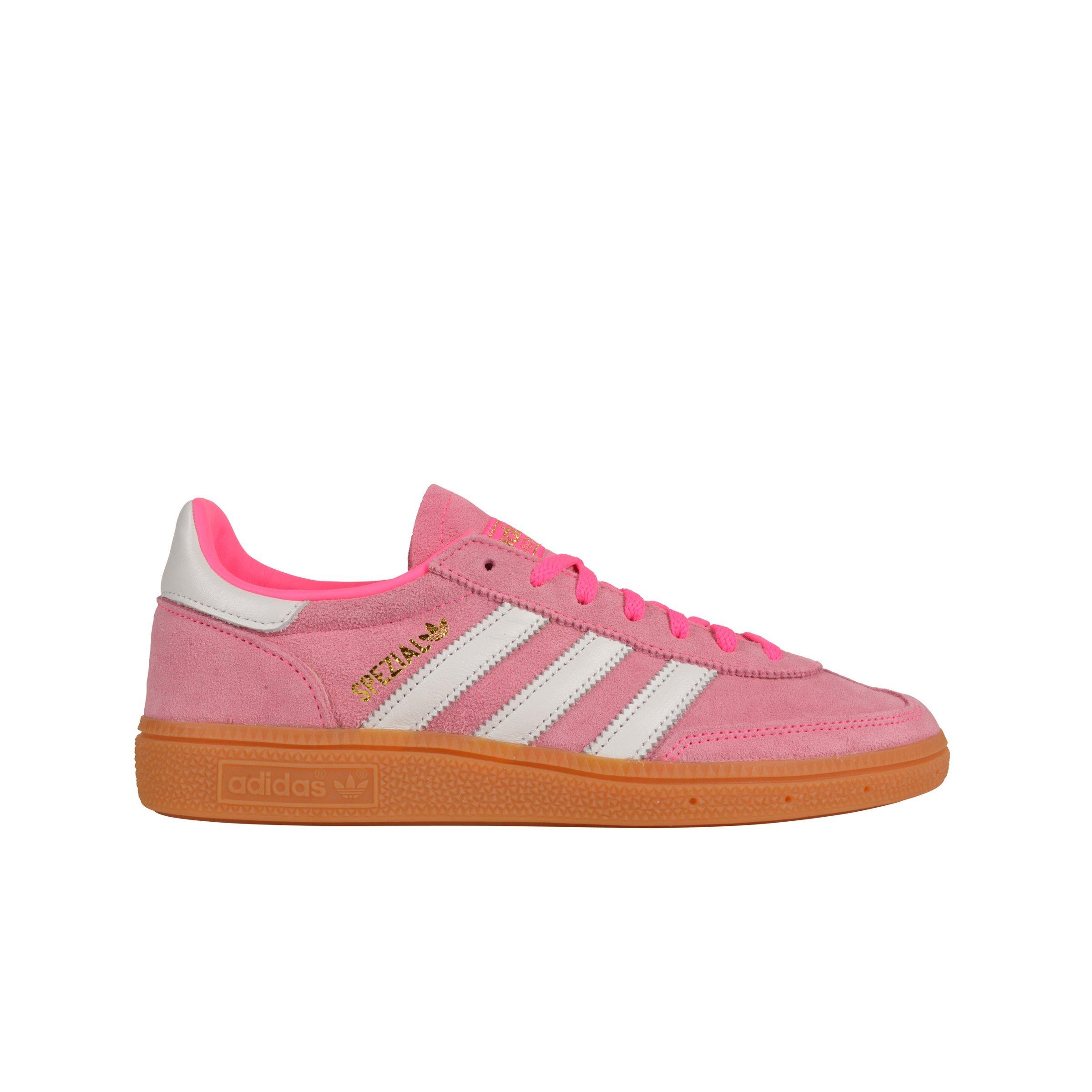 adidas Originals Handball Spezial "Lucid Pink/Ftwr White/Gold Metallic" Women's Shoe - PINK/WHITE