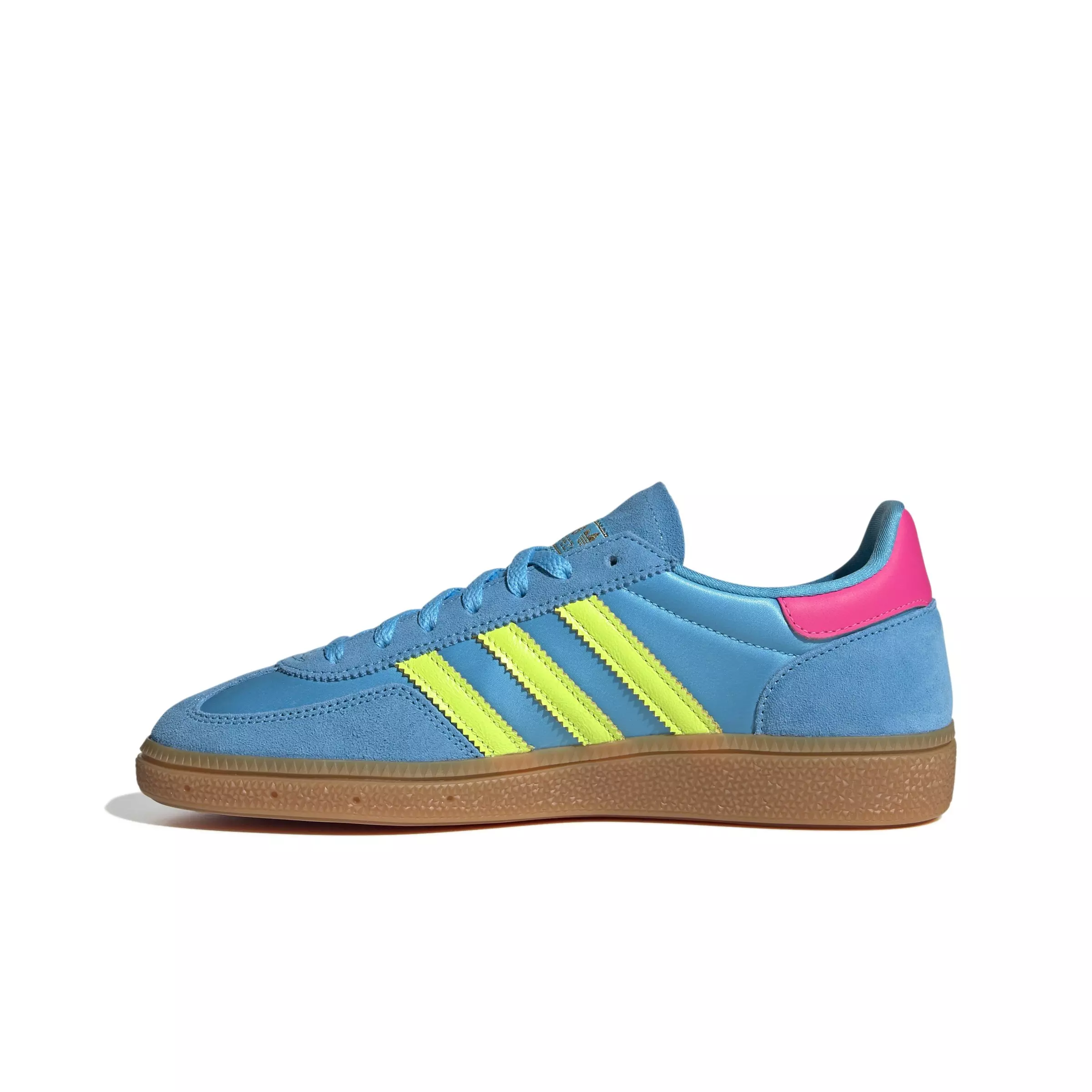 adidas Originals Handball Spezial "Sky Rush/Solar Yellow/Lucid Pink" Women's Shoe - BLUE/YELLOW