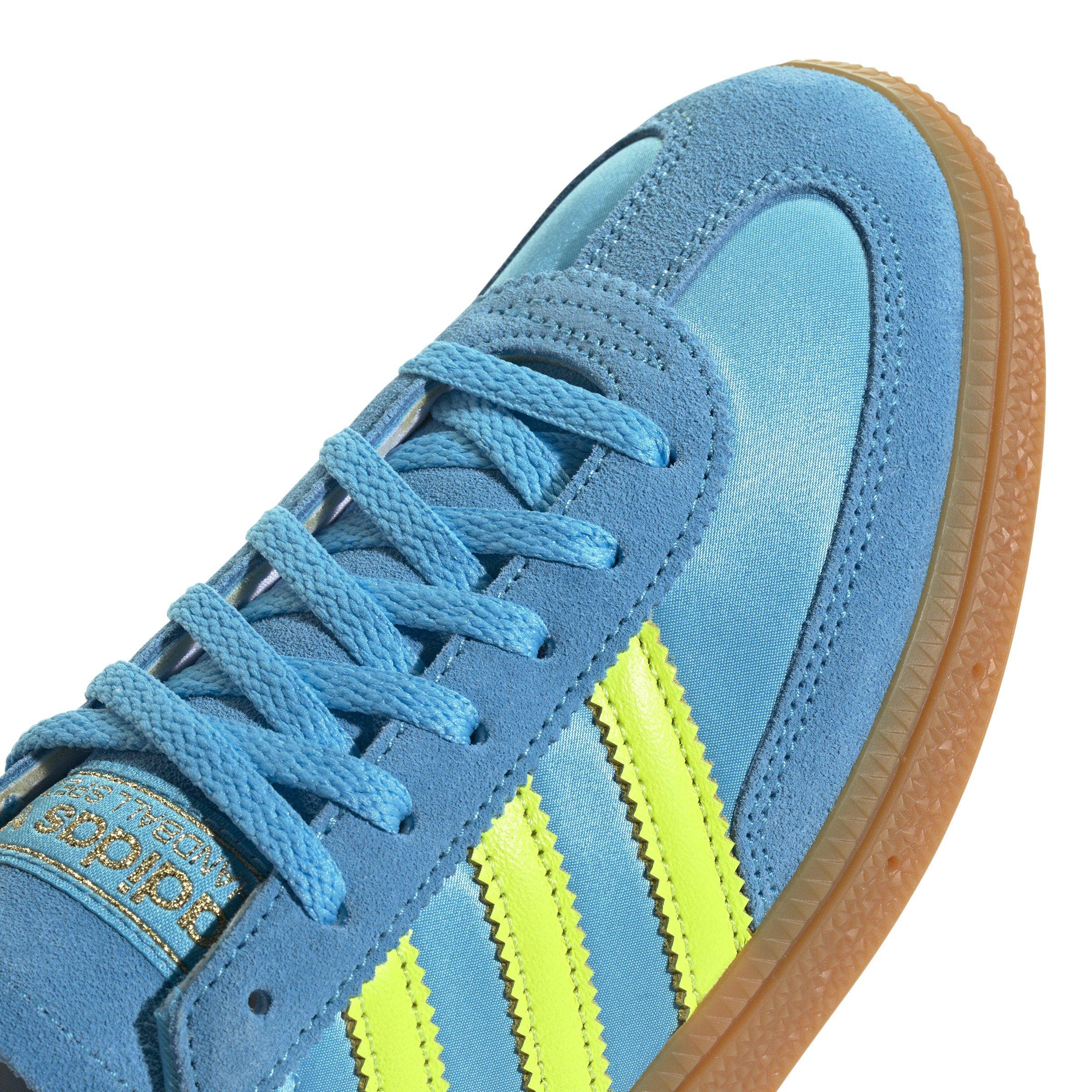 adidas Originals Handball Spezial "Sky Rush/Solar Yellow/Lucid Pink" Women's Shoe - BLUE/YELLOW Thumbnail View 5
