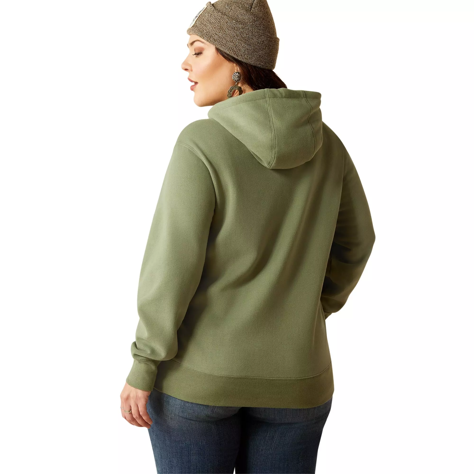 Ariat Women's Route 66 Hoodie - Green - GREEN