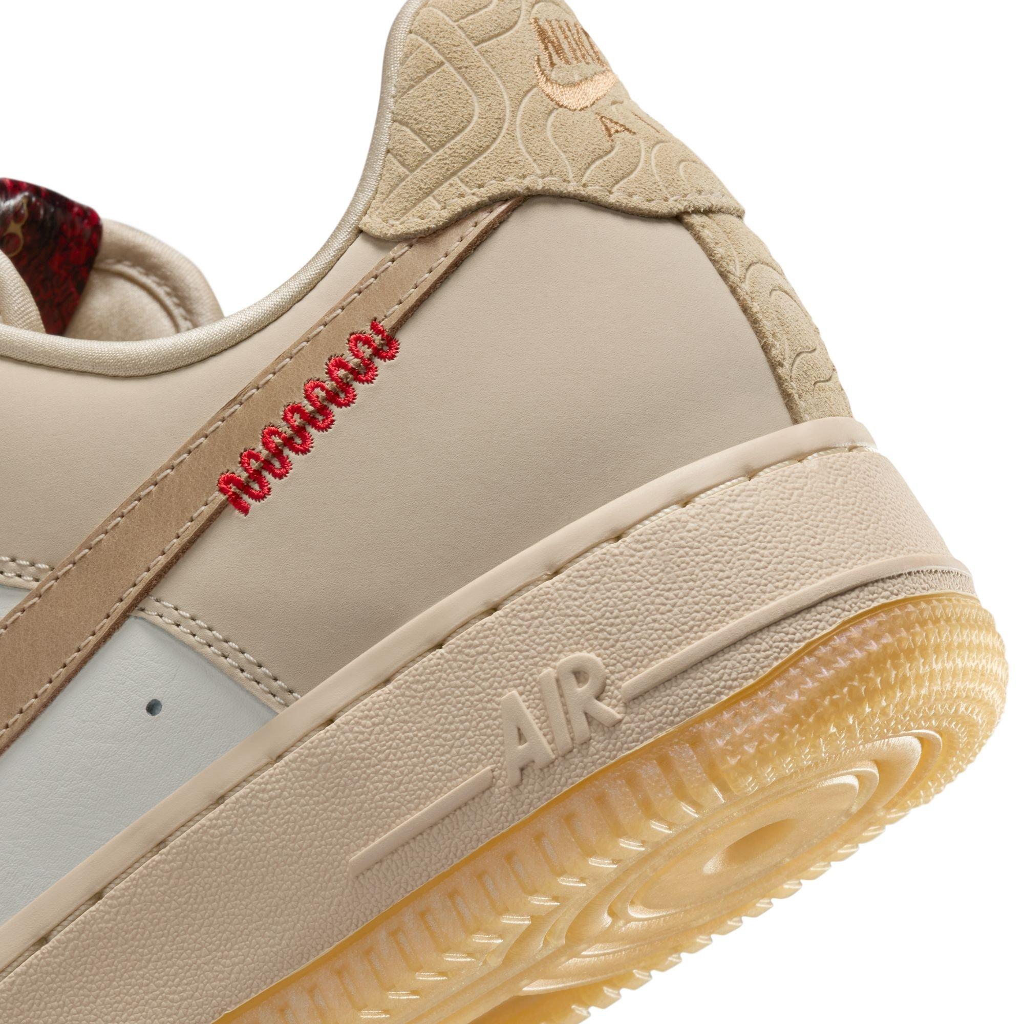 Nike Air Force 1 '07 LX "Sail/Team Gold/Lt Khaki/Parachute Beige" Women's Shoe - BROWN/KHAKI Thumbnail View 10