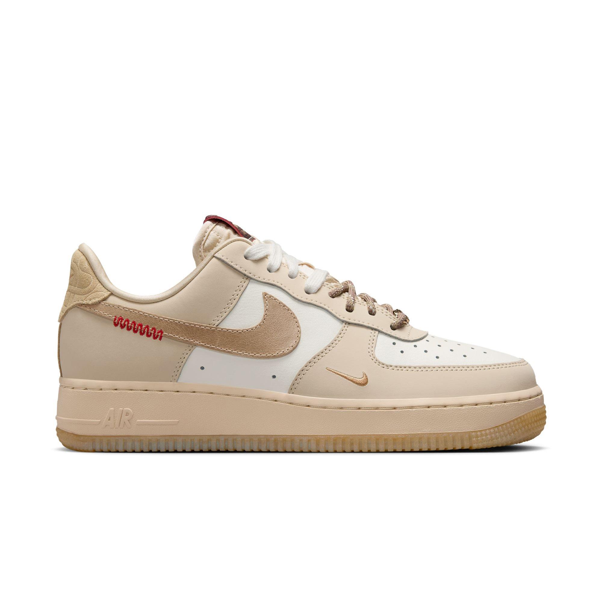 Nike Air Force 1 '07 LX "Sail/Team Gold/Lt Khaki/Parachute Beige" Women's Shoe - BROWN/KHAKI