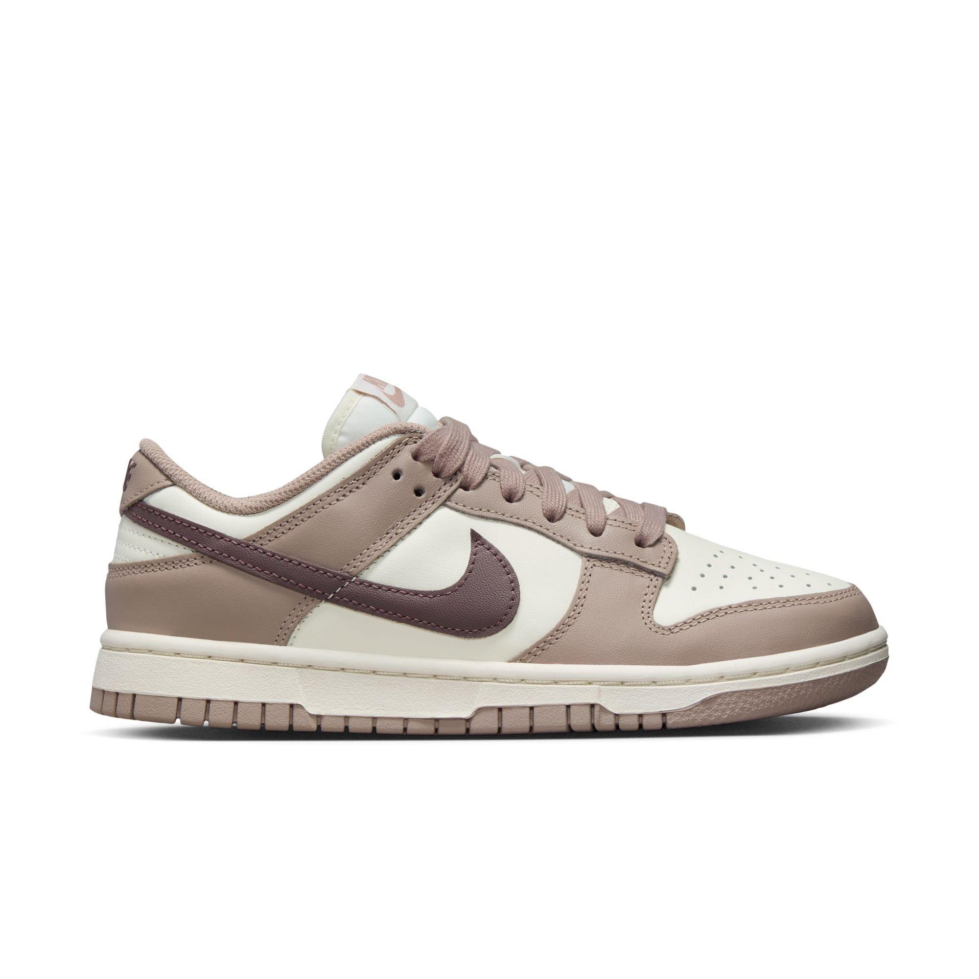 Nike Dunk Low "Sail/Plum Eclipse/Diffused Taupe" Women's Shoe - OFF-WHITE/KHAKI