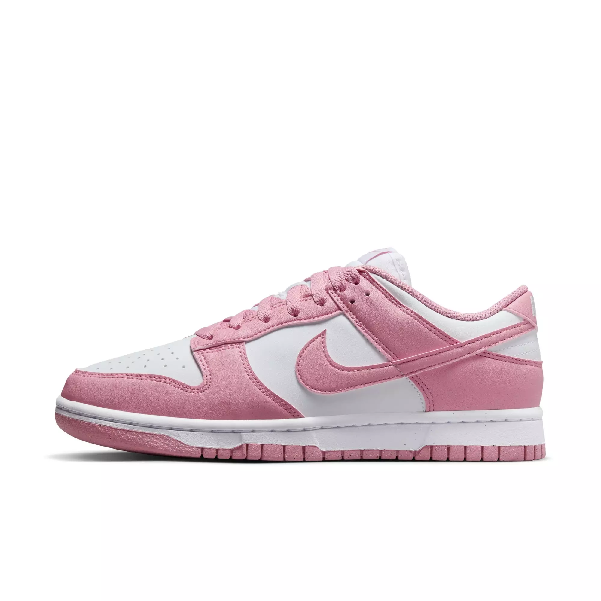 Nike Dunk Low "White/Elemental Pink" Women's Shoe - WHITE/PINK