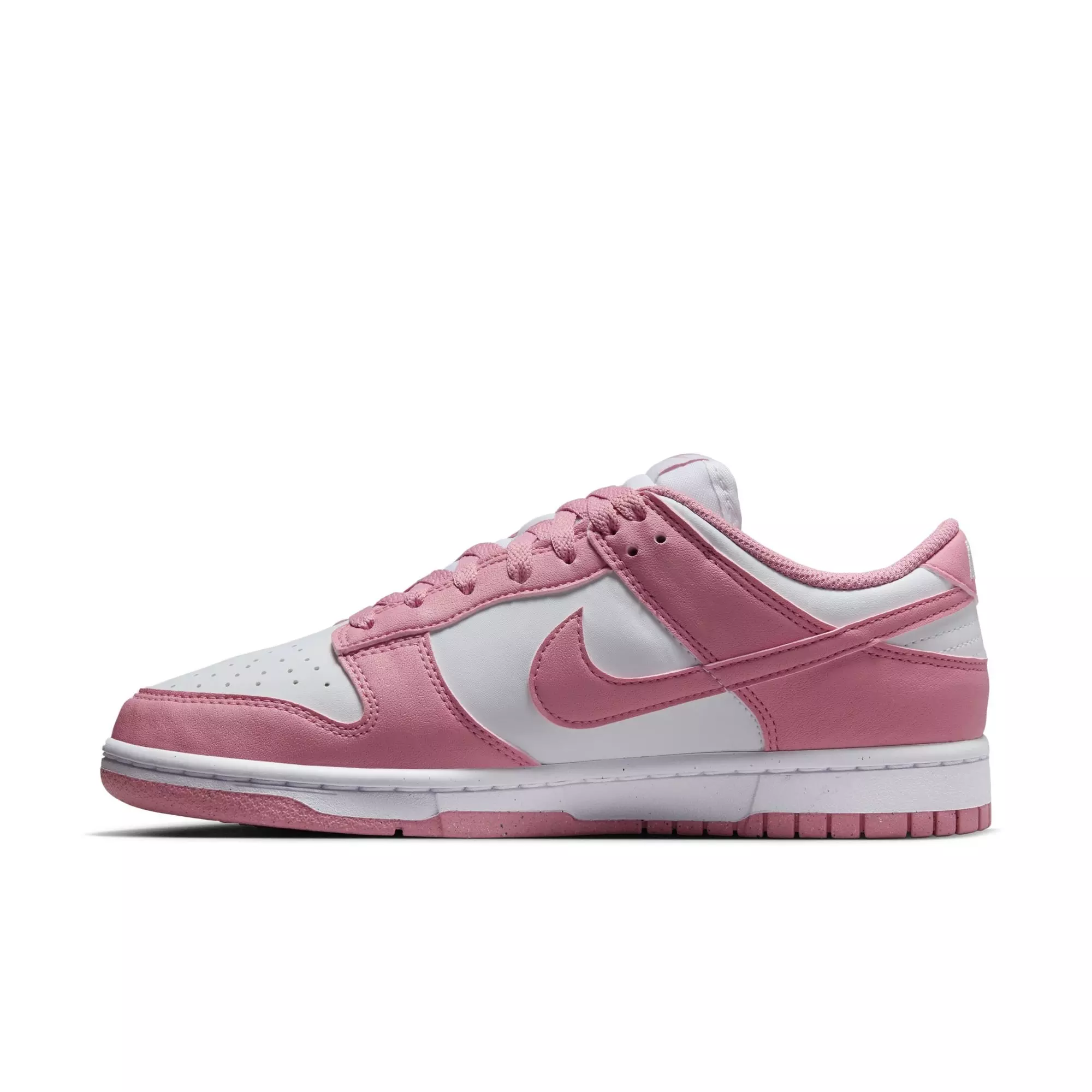 Nike Dunk Low "White/Elemental Pink" Women's Shoe - WHITE/PINK