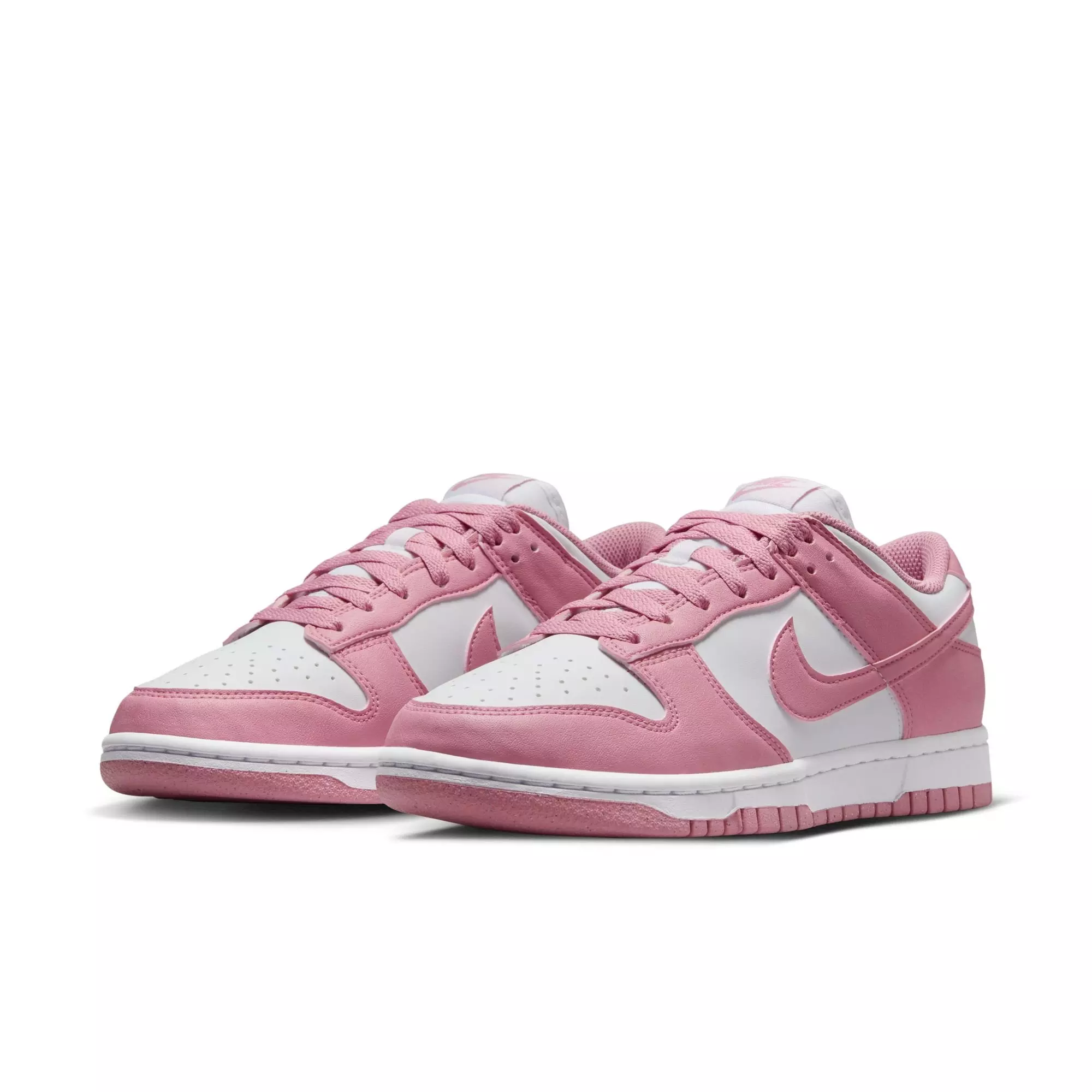 Nike Dunk Low "White/Elemental Pink" Women's Shoe - WHITE/PINK