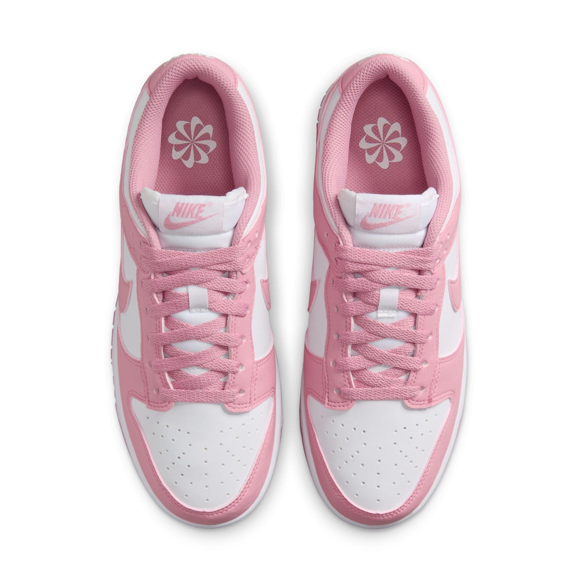 Nike Dunk Low "White/Elemental Pink" Women's Shoe - WHITE/PINK Thumbnail View 6