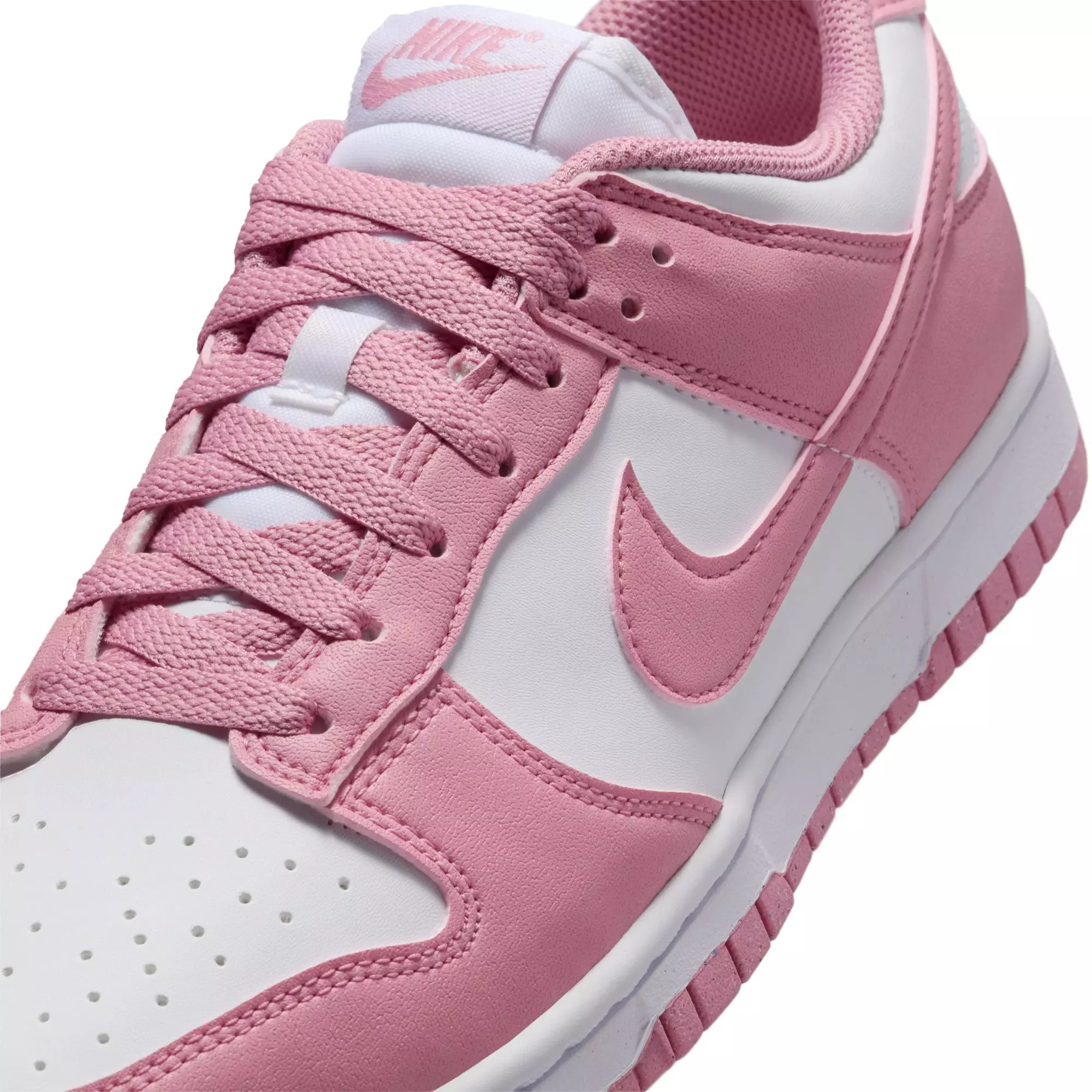 Nike Dunk Low "White/Elemental Pink" Women's Shoe - WHITE/PINK