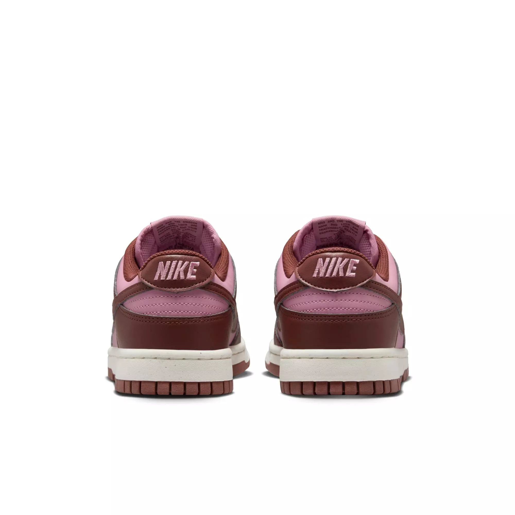 Nike Dunk Low "White/Elemental Pink/Dark Pony/Sail" Women's Shoe - PINK/BROWN