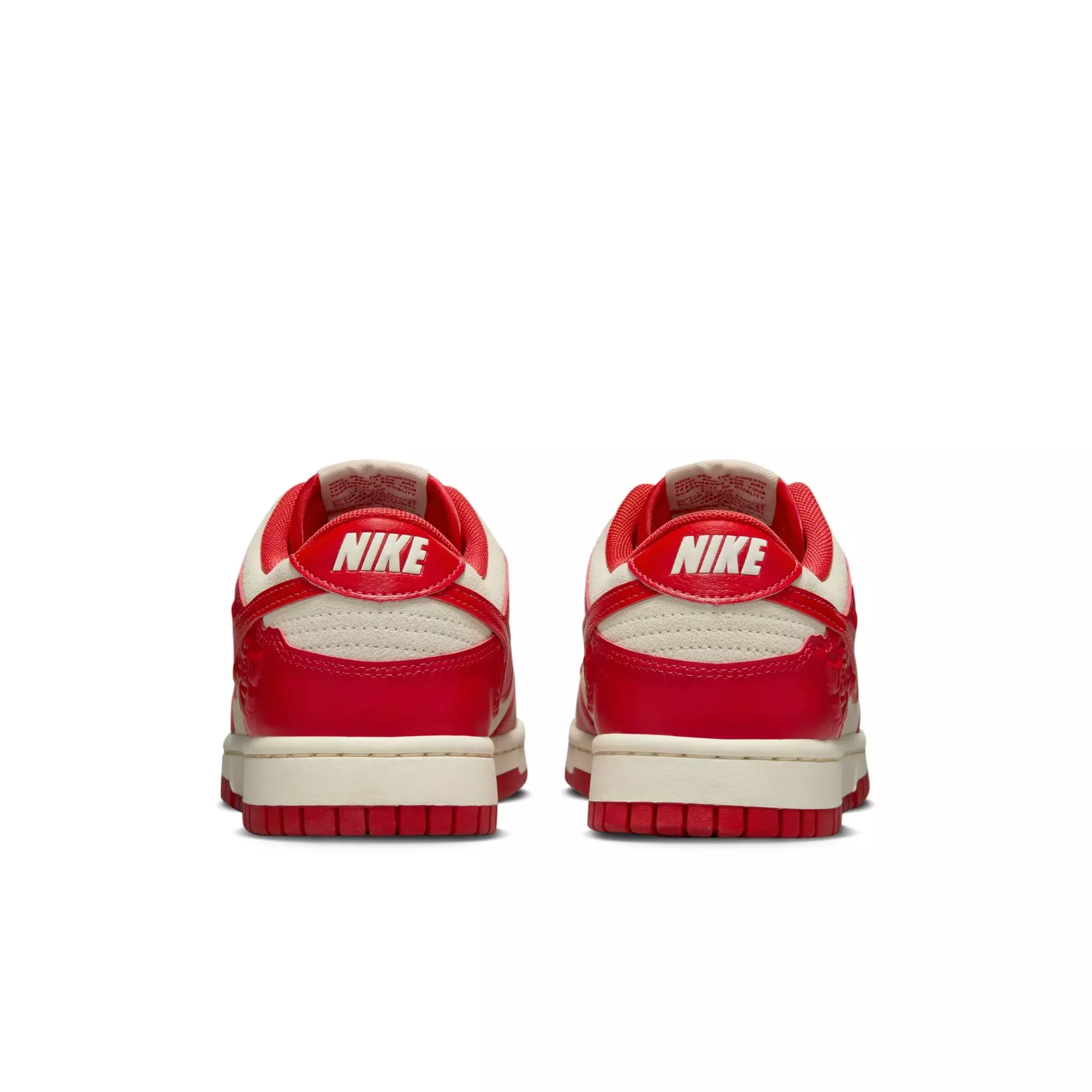 Nike Dunk Low "Roses" Women's Shoe - COCONUT MILK/UNIVERSITY RED/PALE IVORY