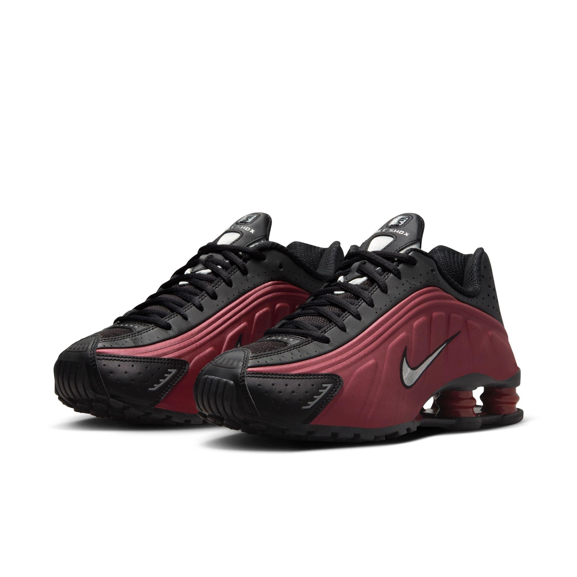 Nike Shox R4 "Black/Metallic Silver/Team Red" Women's Shoe - BLACK/RED Thumbnail View 5
