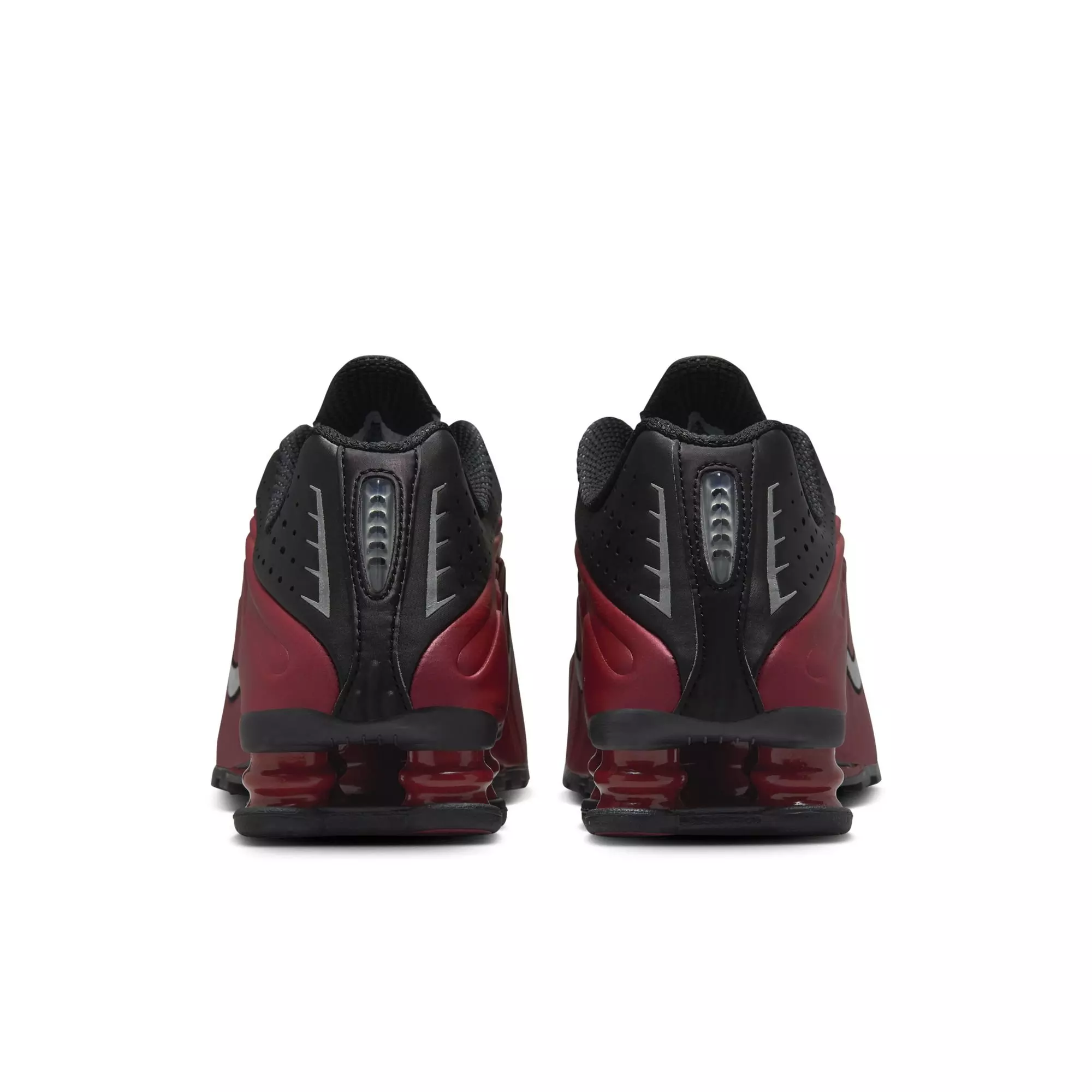 Nike Shox R4 "Black/Metallic Silver/Team Red" Women's Shoe - BLACK/RED