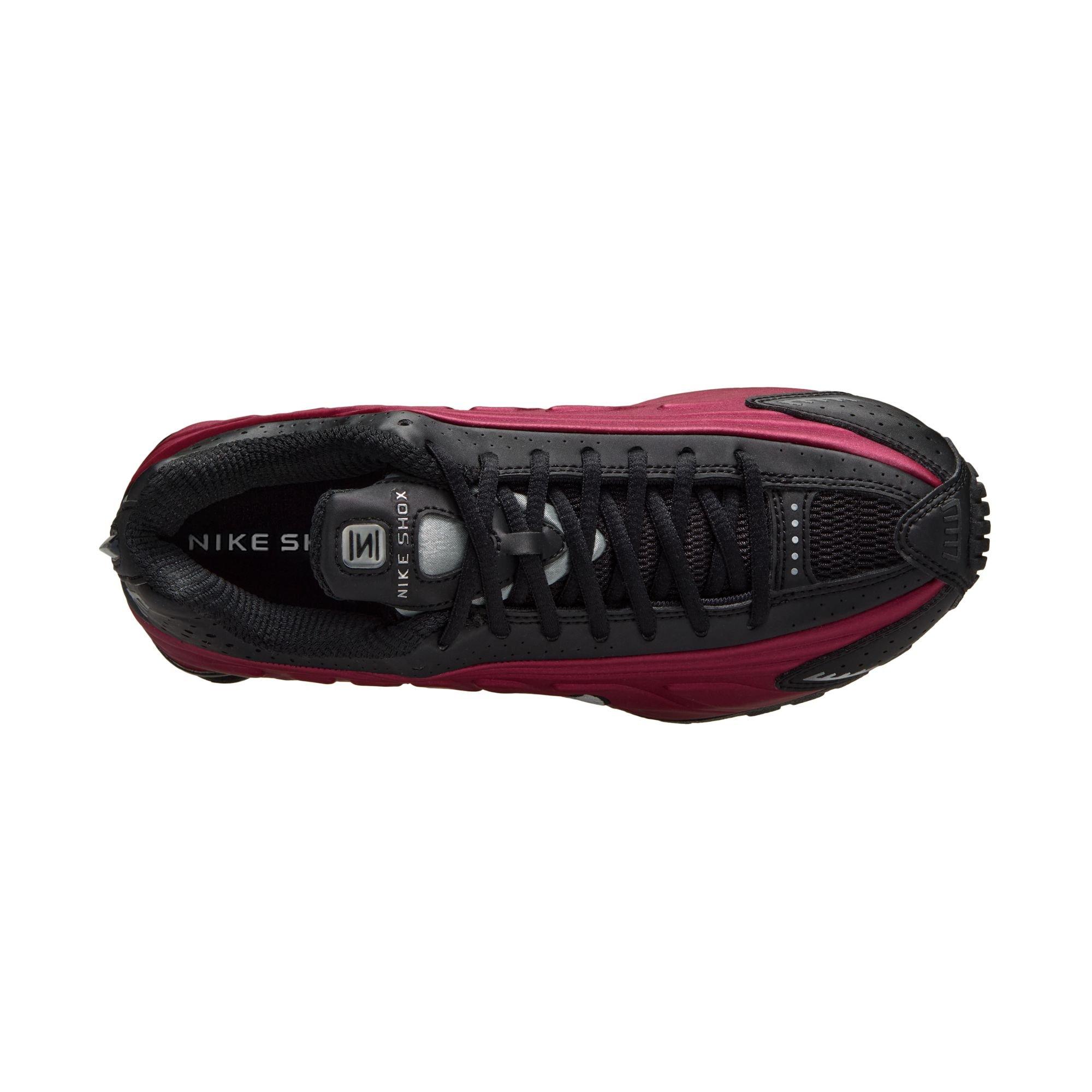 Nike Shox R4 "Black/Metallic Silver/Team Red" Women's Shoe - BLACK/RED Thumbnail View 8