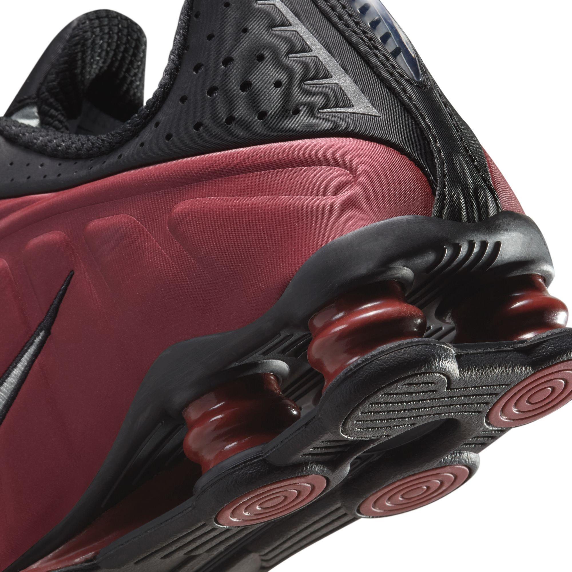 Nike Shox R4 "Black/Metallic Silver/Team Red" Women's Shoe - BLACK/RED Thumbnail View 11