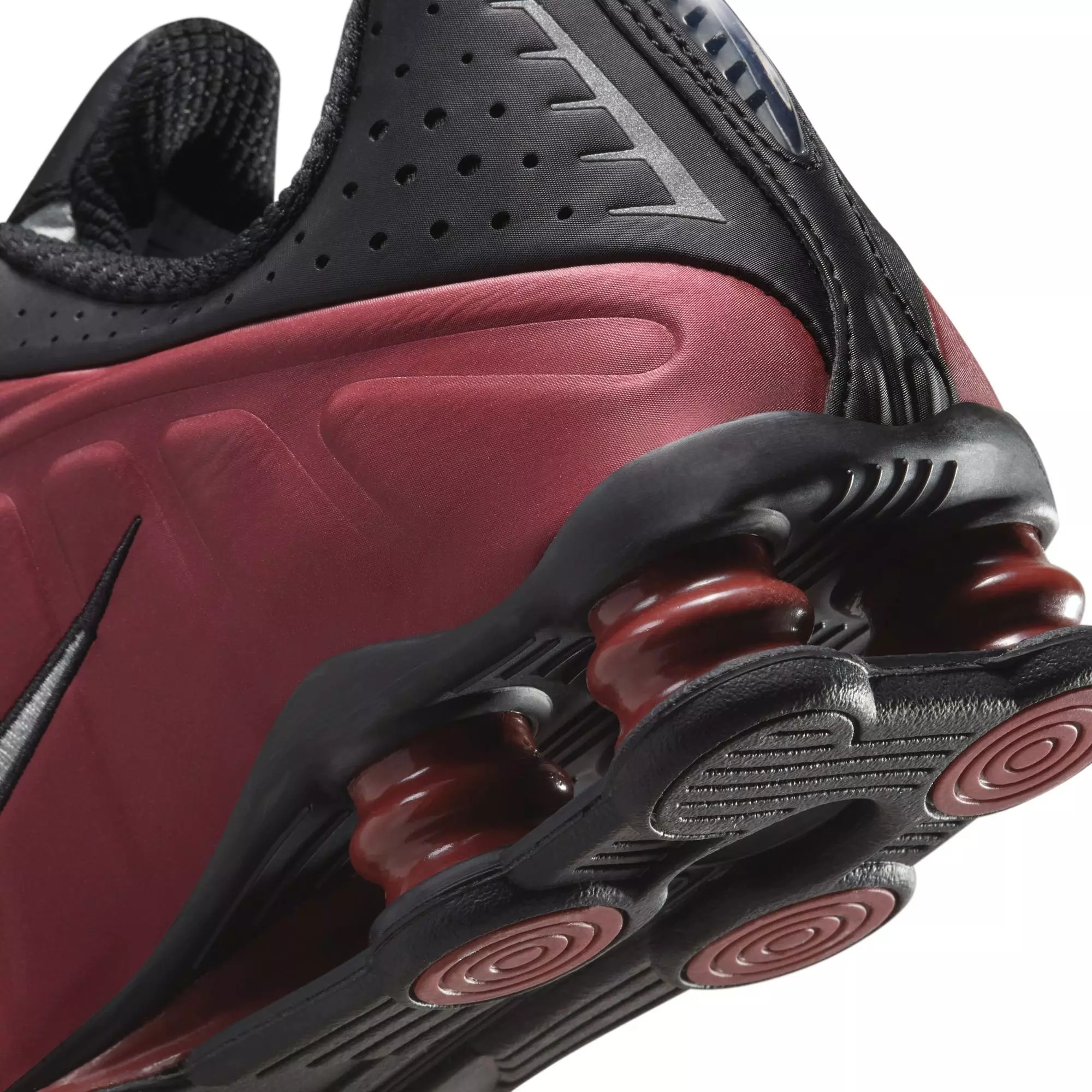 Nike Shox R4 "Black/Metallic Silver/Team Red" Women's Shoe - BLACK/RED