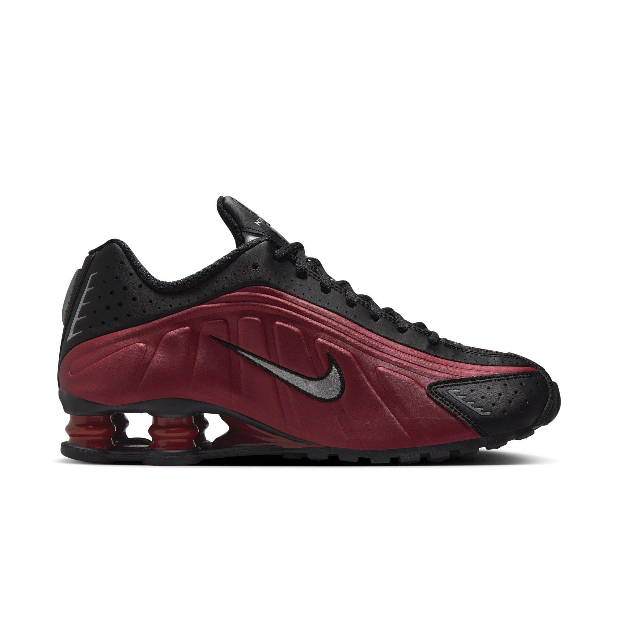 Nike Shox R4 "Black/Metallic Silver/Team Red" Women's Shoe - BLACK/RED Thumbnail View 2
