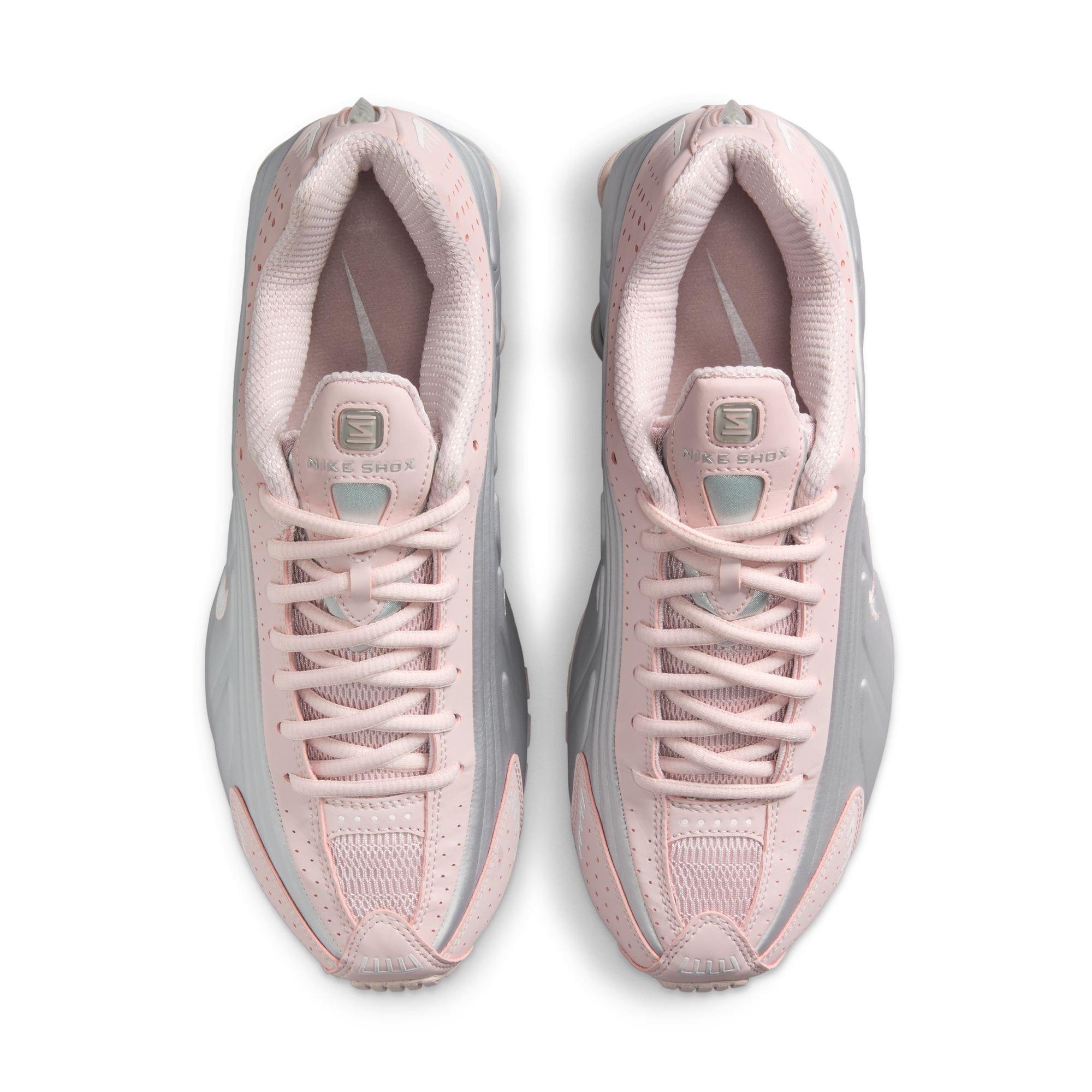 Nike Shox R4 "Barely Rose/Mtlc Platinum" Women's Shoe - ROSE Thumbnail View 6