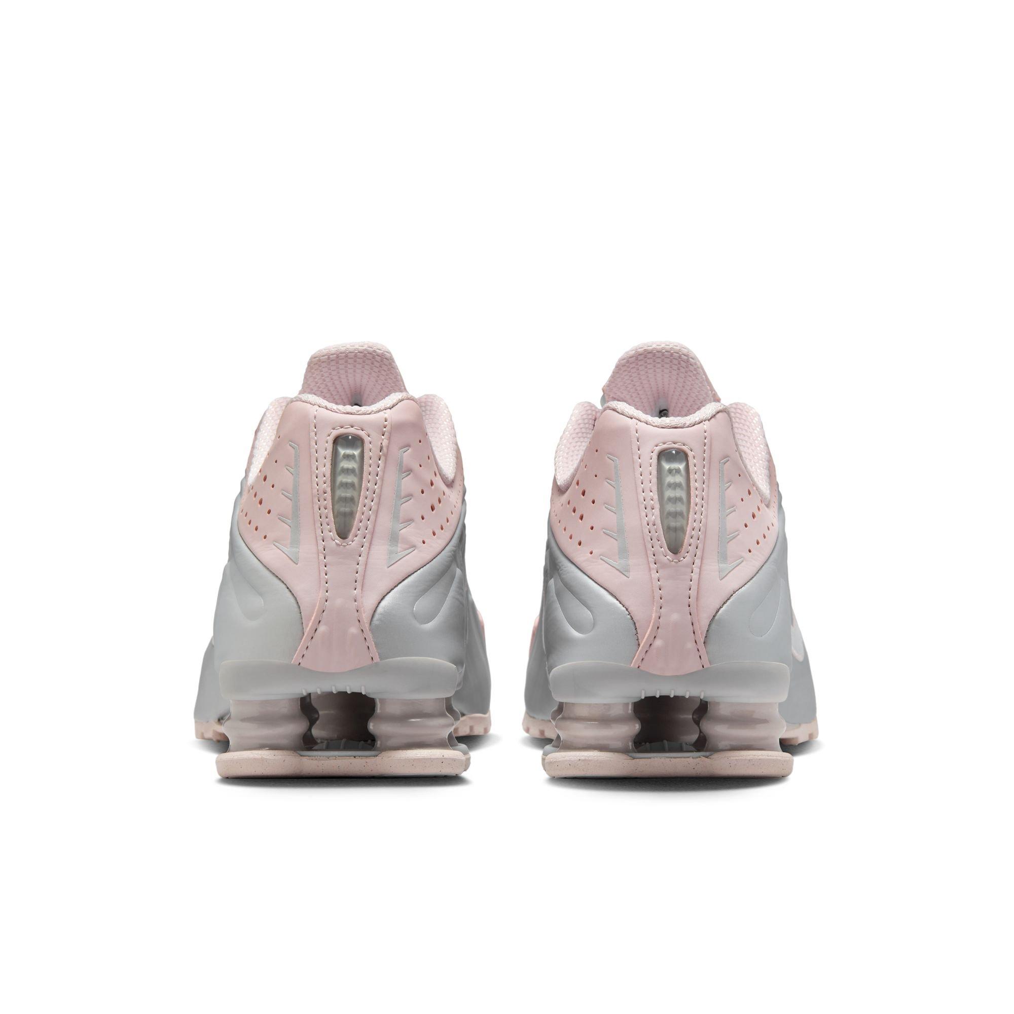 Nike Shox R4 "Barely Rose/Mtlc Platinum" Women's Shoe - ROSE Thumbnail View 7