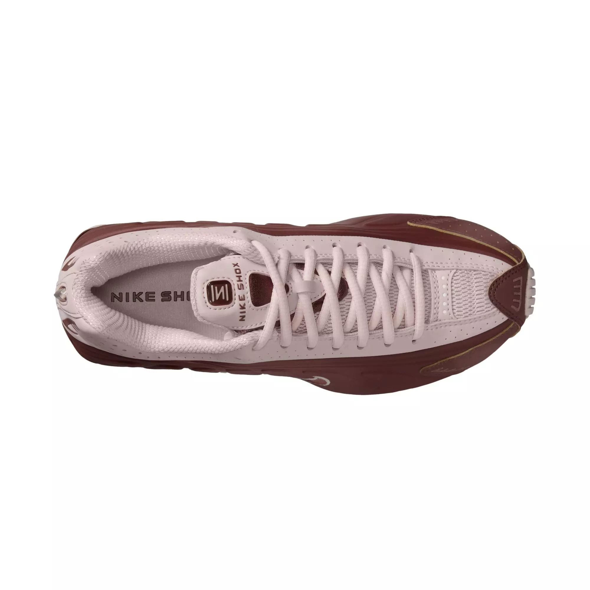 Nike Shox R4 "Barely Rose/Mtlc Platinum" Women's Shoe - ROSE