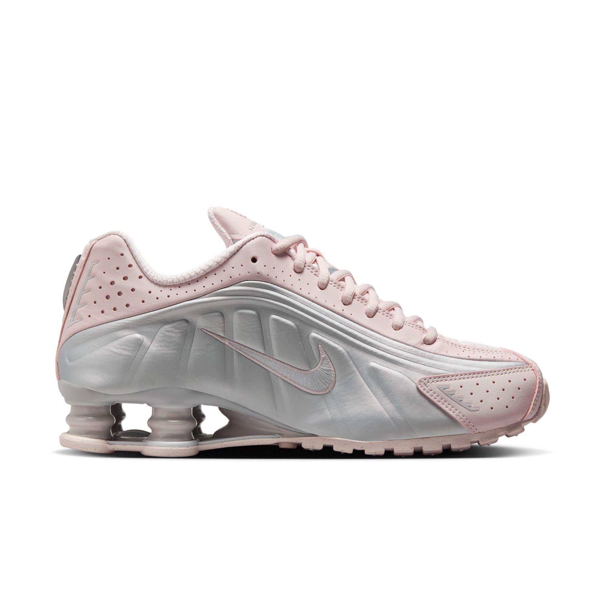 Nike Shox R4 "Barely Rose/Mtlc Platinum" Women's Shoe - ROSE Thumbnail View 2