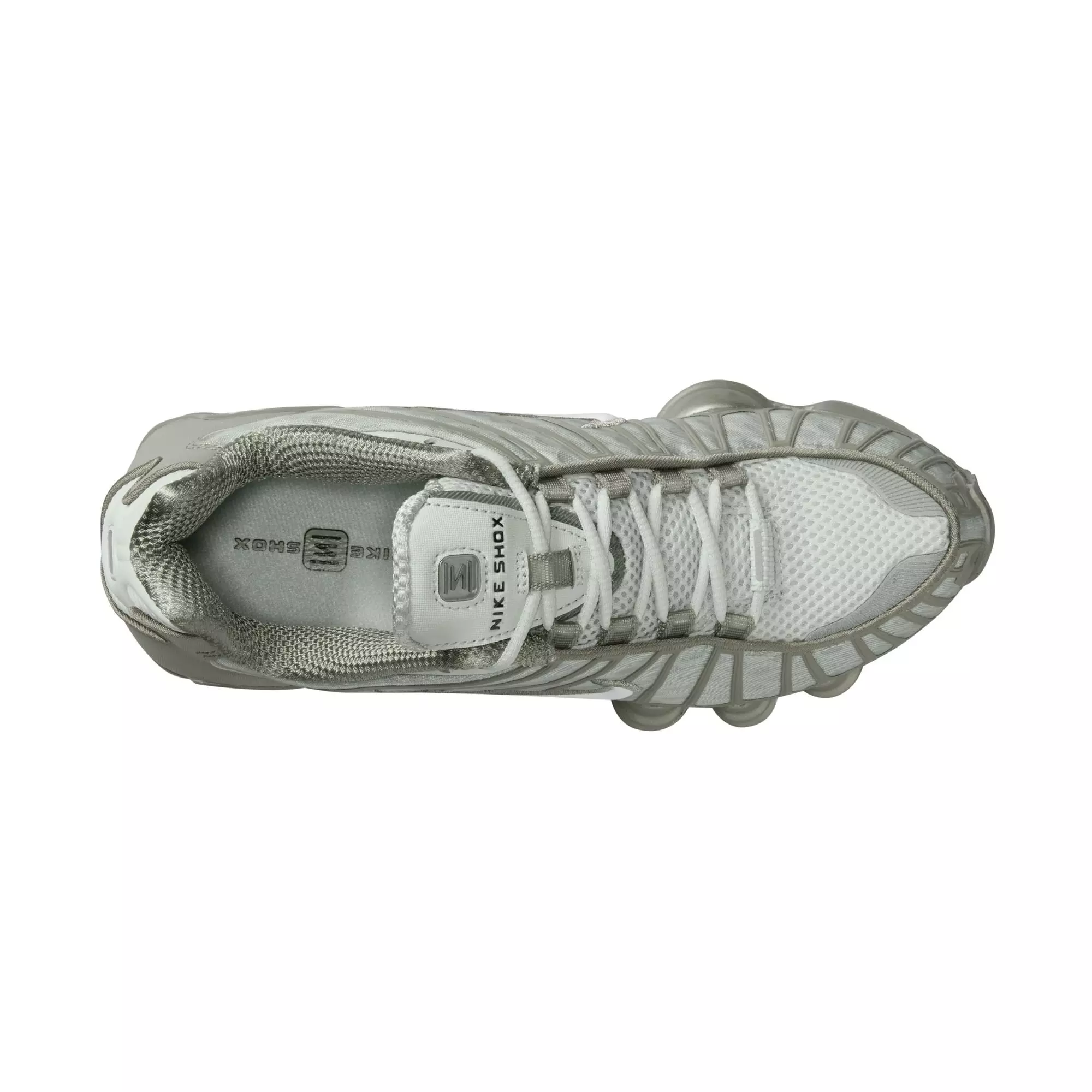 Nike Shox TL "Light Silver/White/Light Army" Women's Shoe - SILVER/GREEN