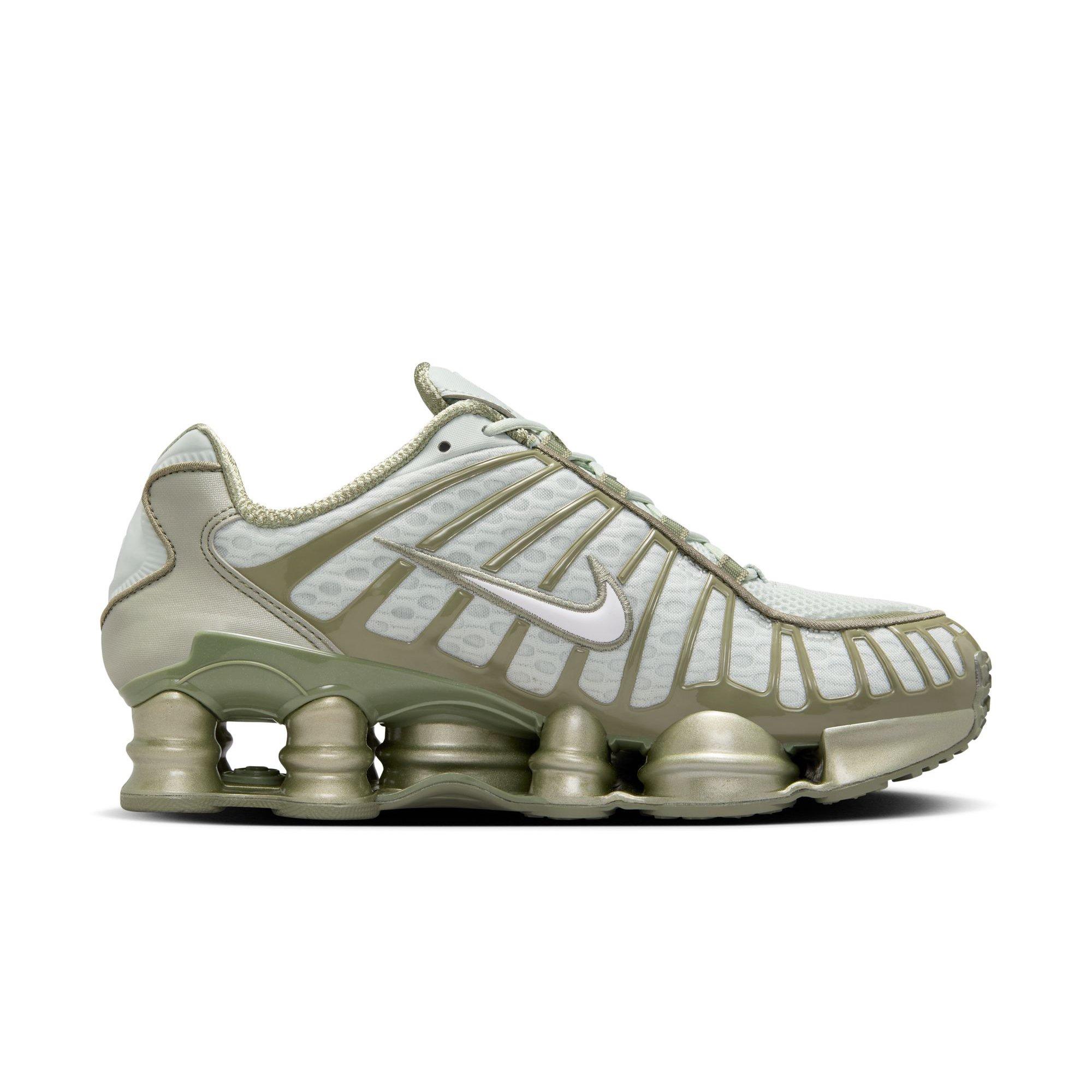 Nike Shox TL "Light Silver/White/Light Army" Women's Shoe - SILVER/GREEN Thumbnail View 2