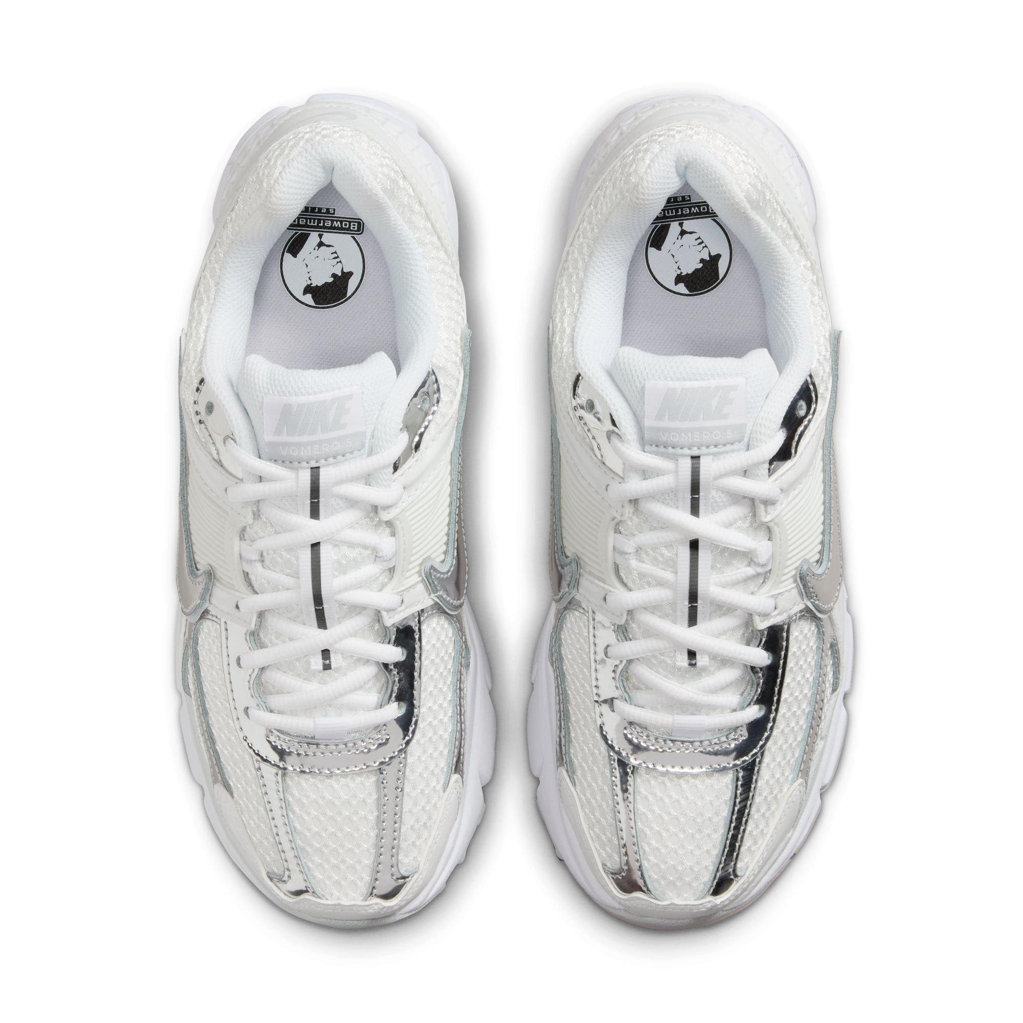 Nike Zoom Vomero 5 Gold "White/Metallic Silver/Summit White" Women's Shoe - WHITE/SILVER Thumbnail View 6