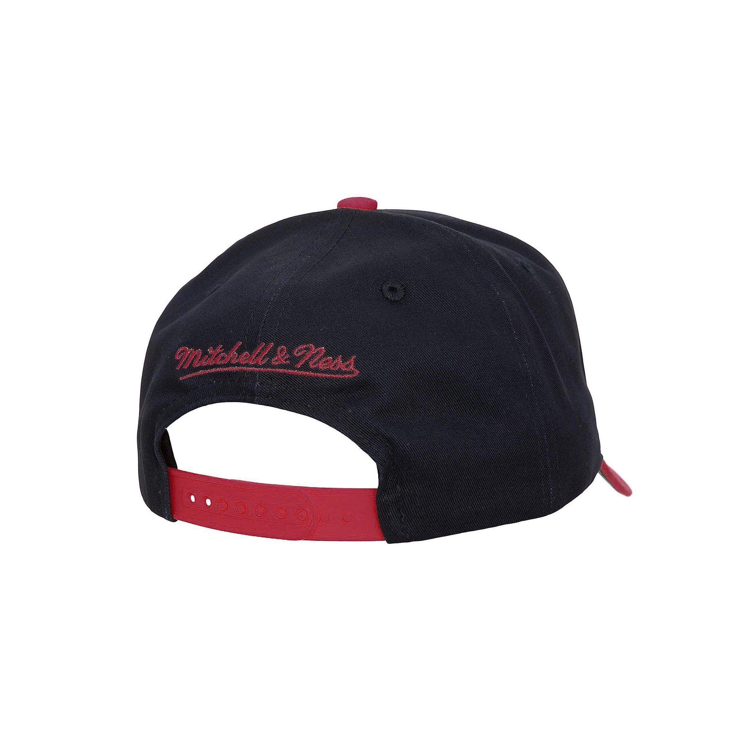 Mitchell & Ness Atlanta Braves MLB Script Pro Navy/Red Snapback Hat
