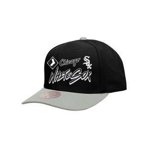 Mitchell & Ness Chicago White Sox MLB Script Pro Snapback-Black/Grey