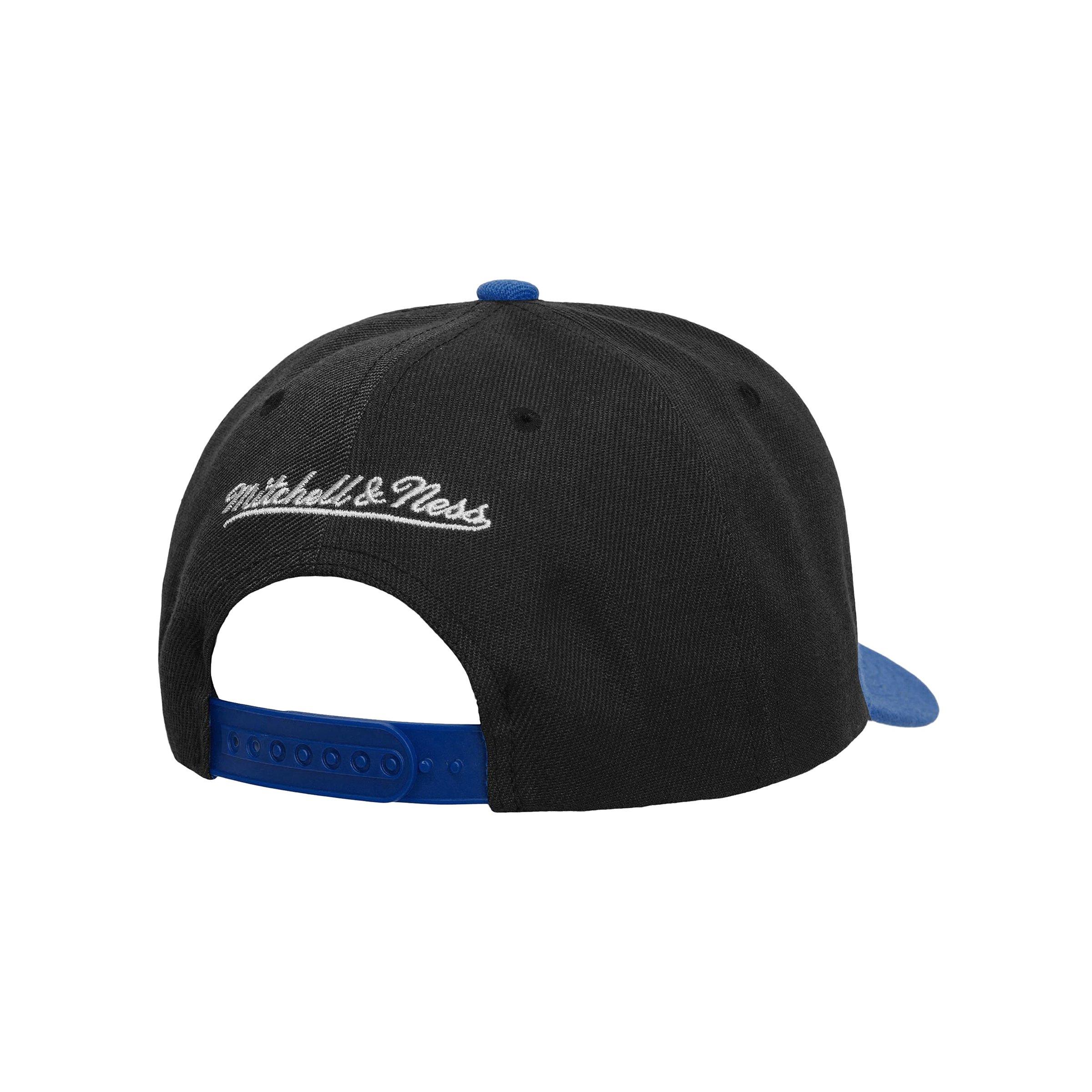 Mitchell & Ness Orlando Magic Script Pro Hardwood Classic Snapback-Black/Blue